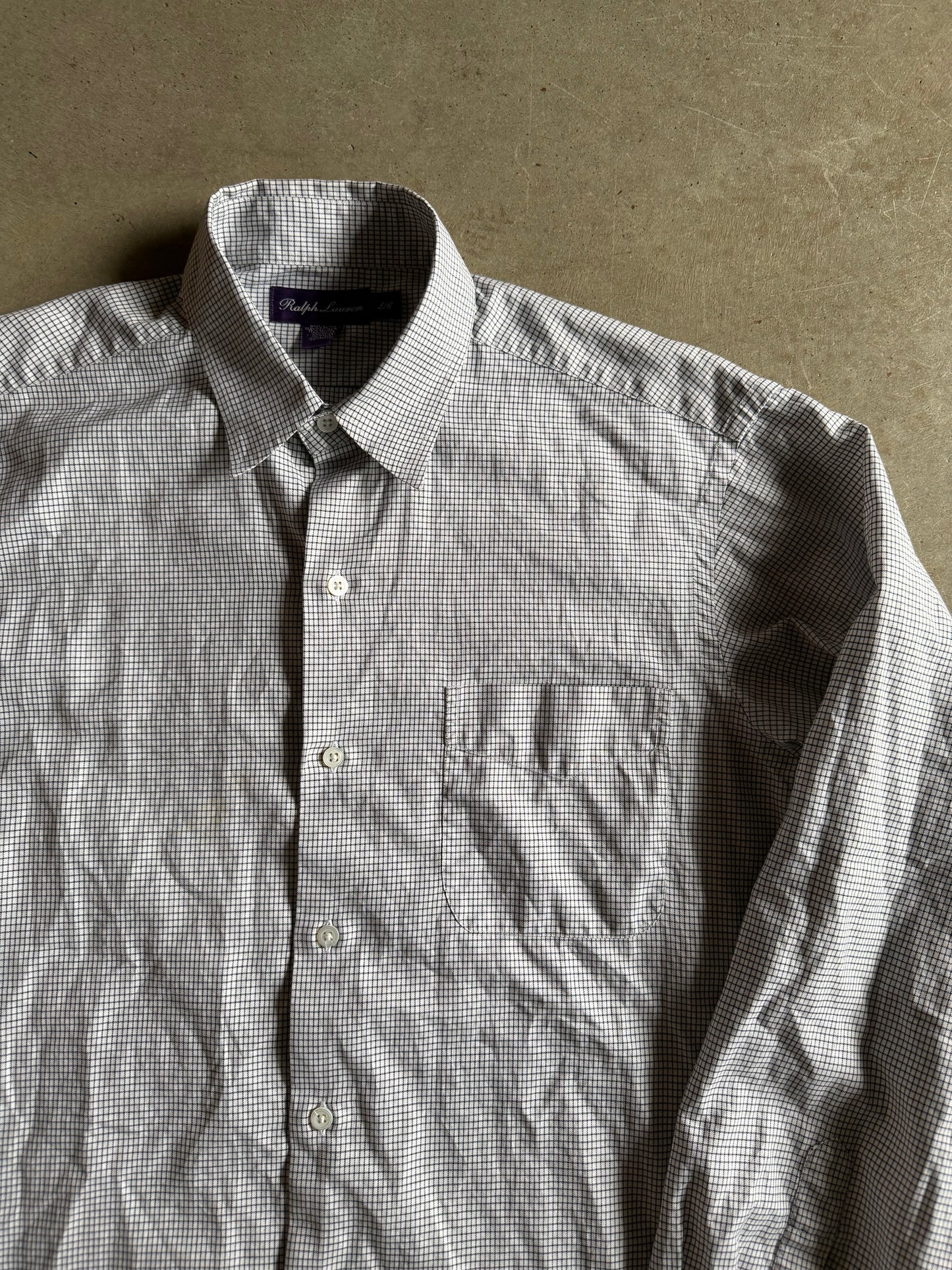 Polo Ralph Lauren Purple Label Button Up Shirt Sz L