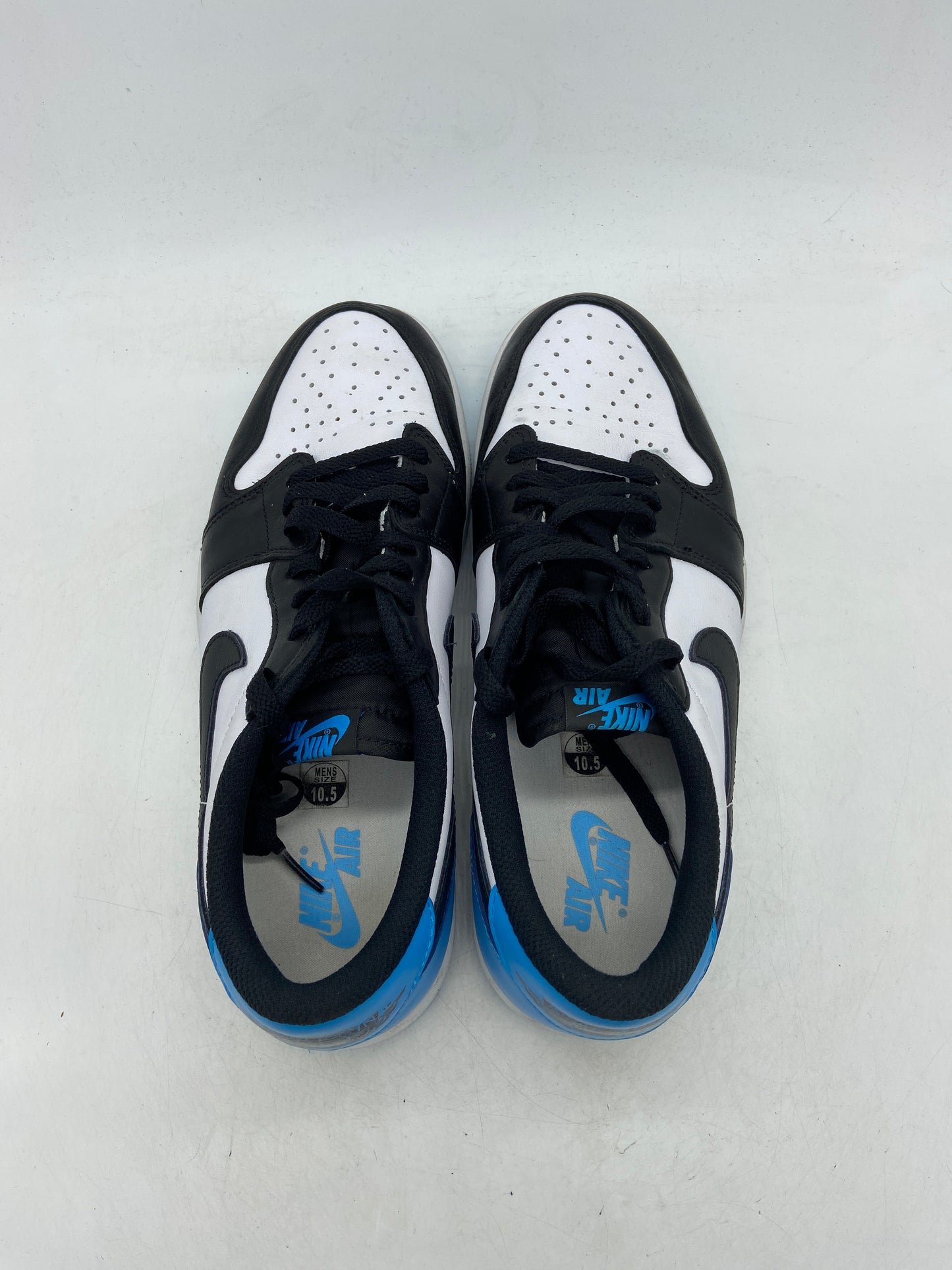 Used Jordan 1 Retro Low OG Black Dark Powder Blue Sz 10.5M/12W CZ0790-104