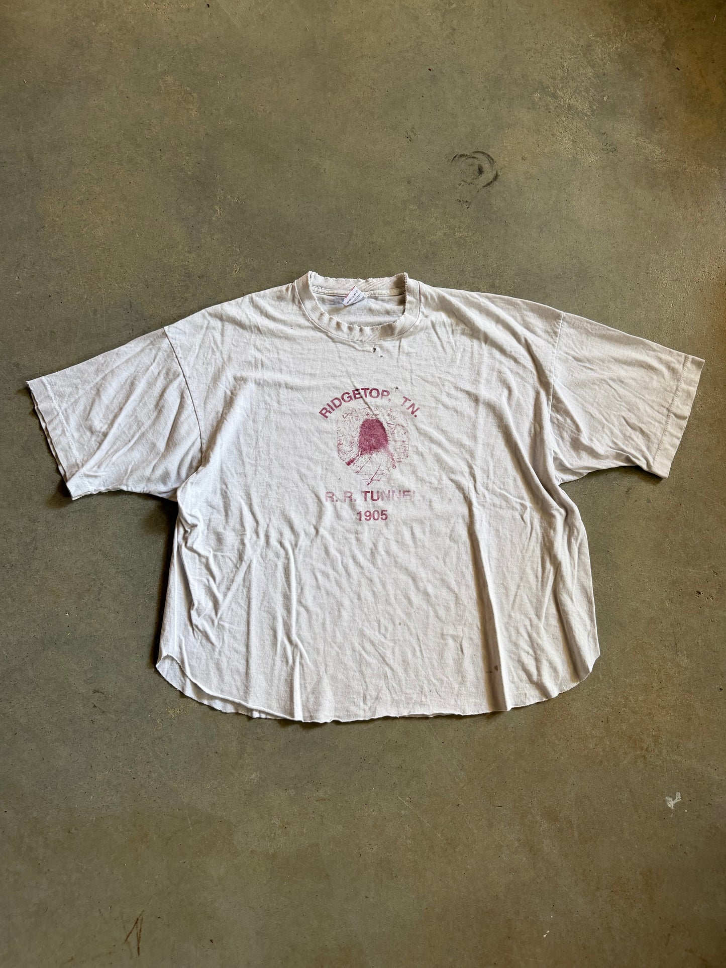 Vtg Ridgetop TN Tunnel Tee Sz XL