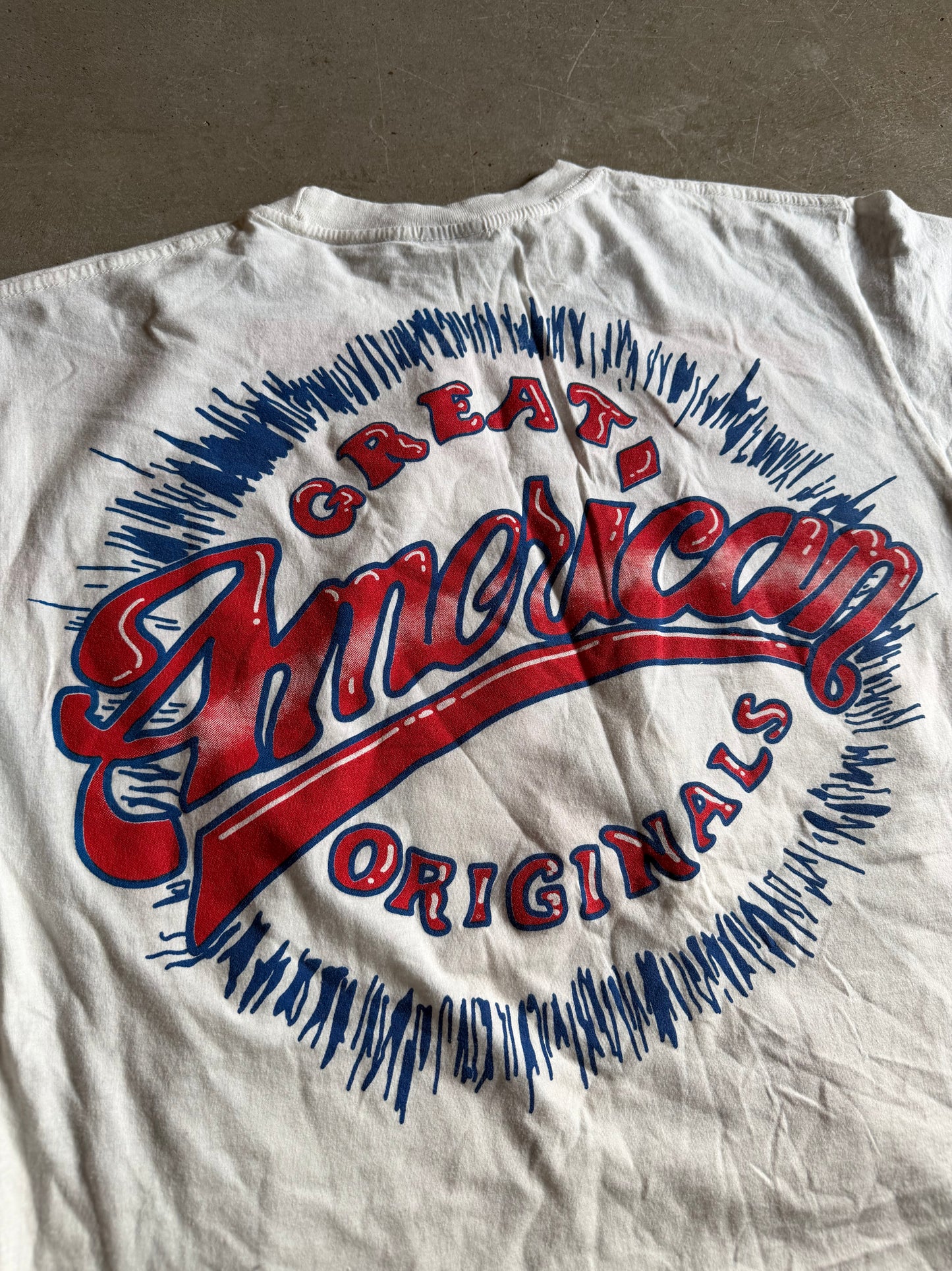 VTG Taz American Freeze USA All Over Tee Sz XL
