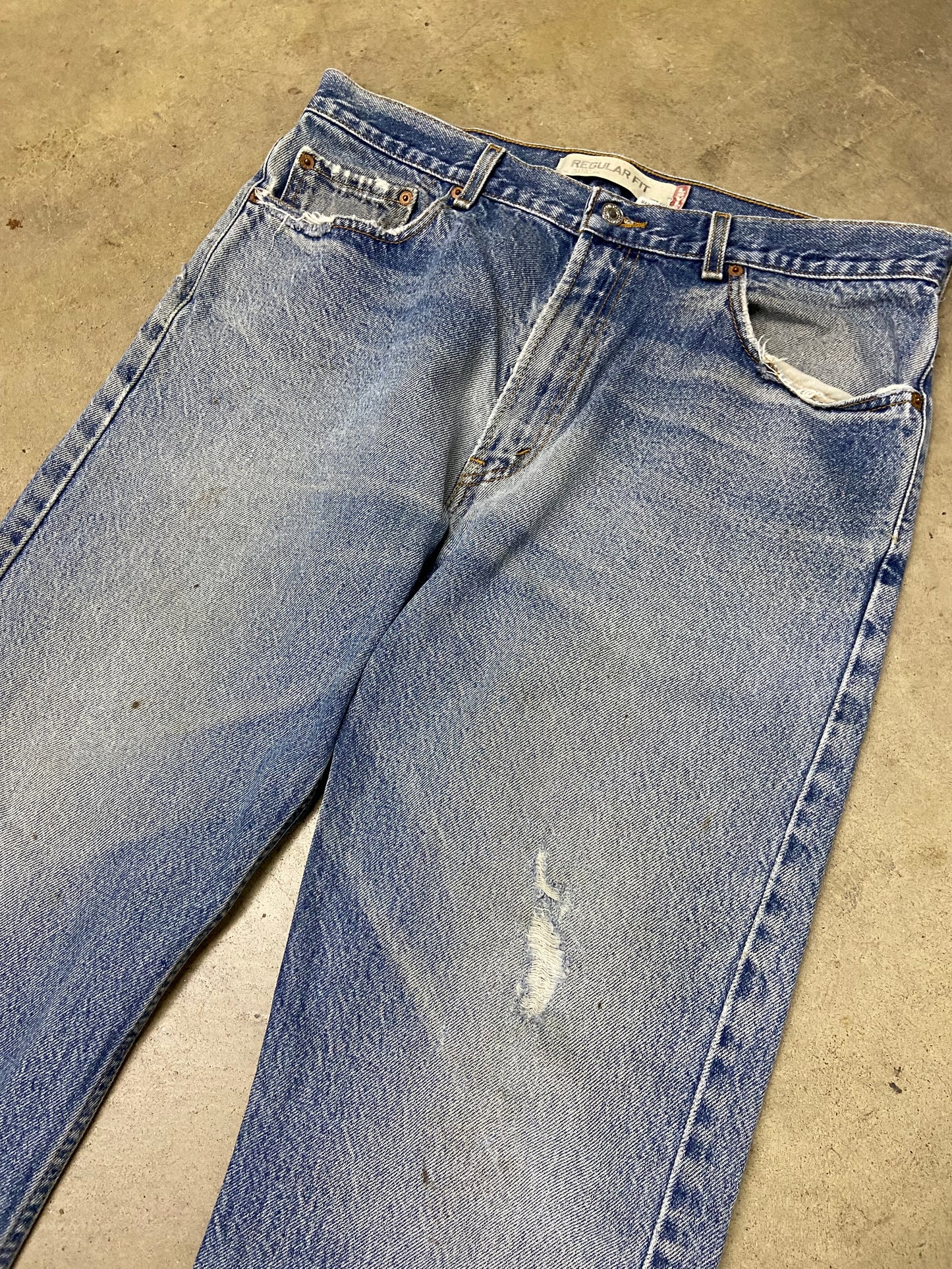 VTG Levi's 505 Lightwash Denim Sz 34x32