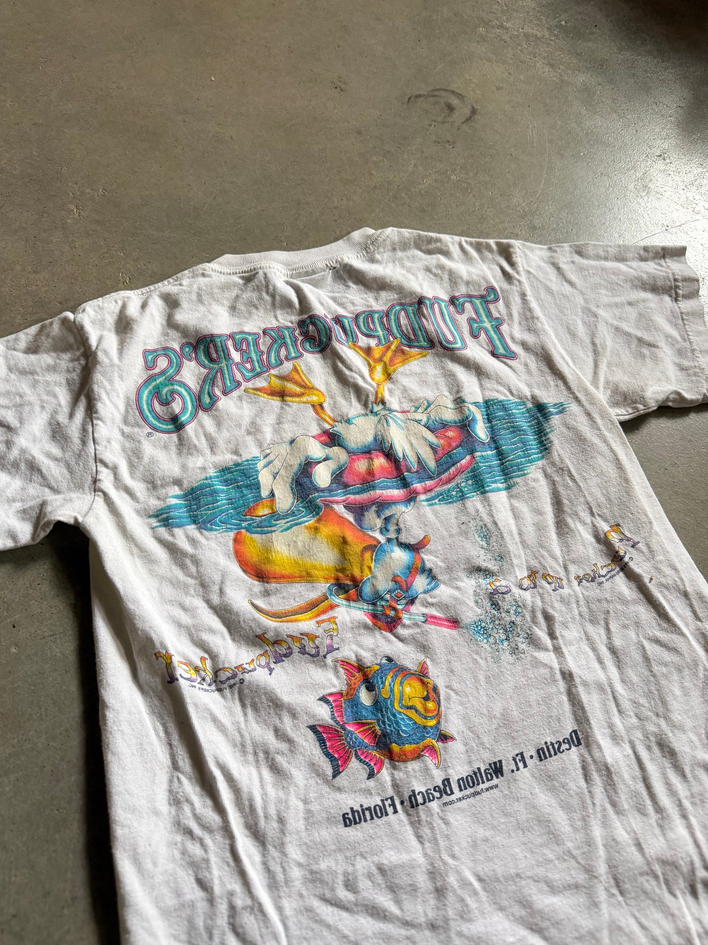 VTG Fudpuckers Florida Tee Sz S