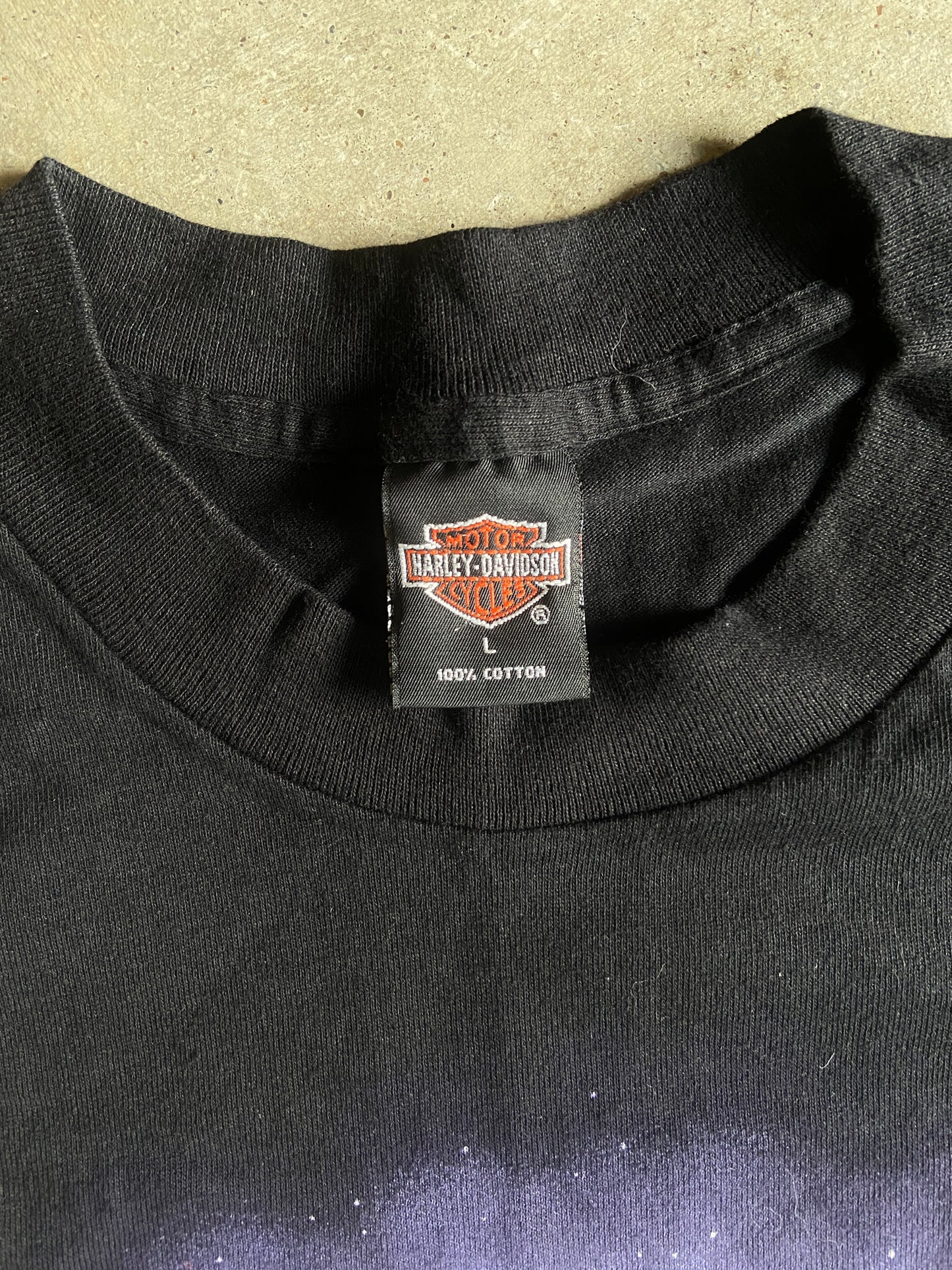 VTG Harley Davidson Thorps Tee Sz L