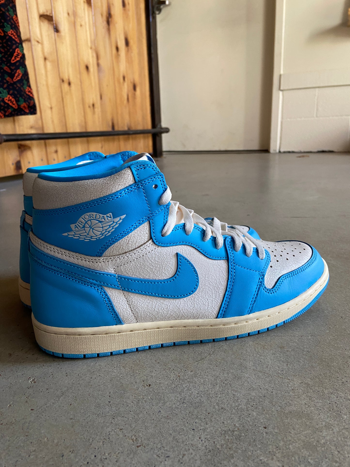 Preowned Jordan 1 Retro High OG UNC Reimagined Sz 11.5M/13W