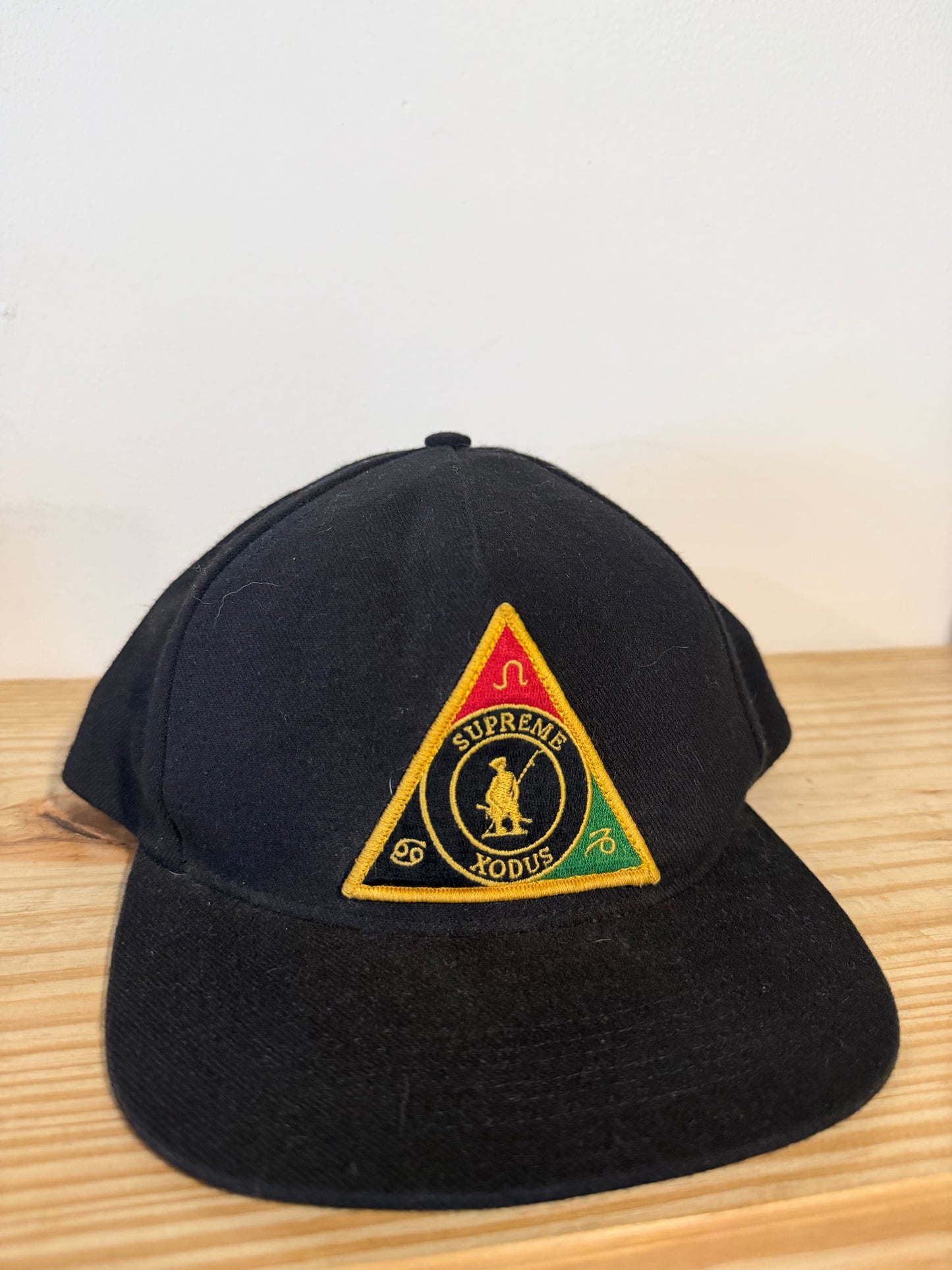 Supreme Starter Xodus Black 5 Panel Hat