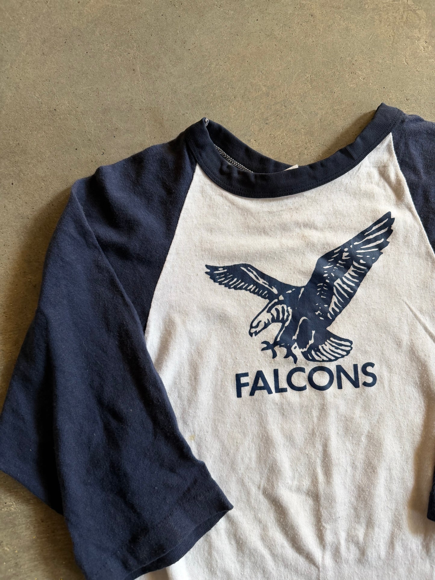 VTG Russell Athletic Falcons Quarter Sleeve Tee SZ XS/S