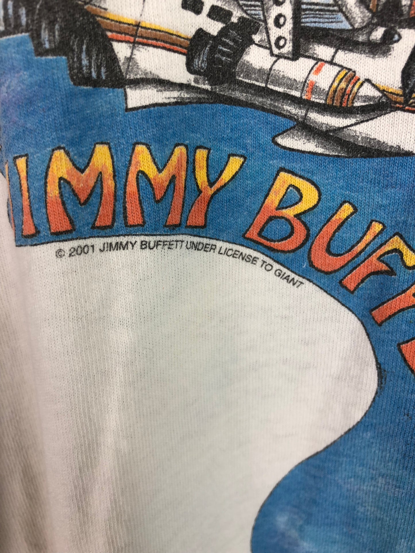 VTG 2001 Jimmy Buffet Beach Odyssey L/S Tee Sz XXL