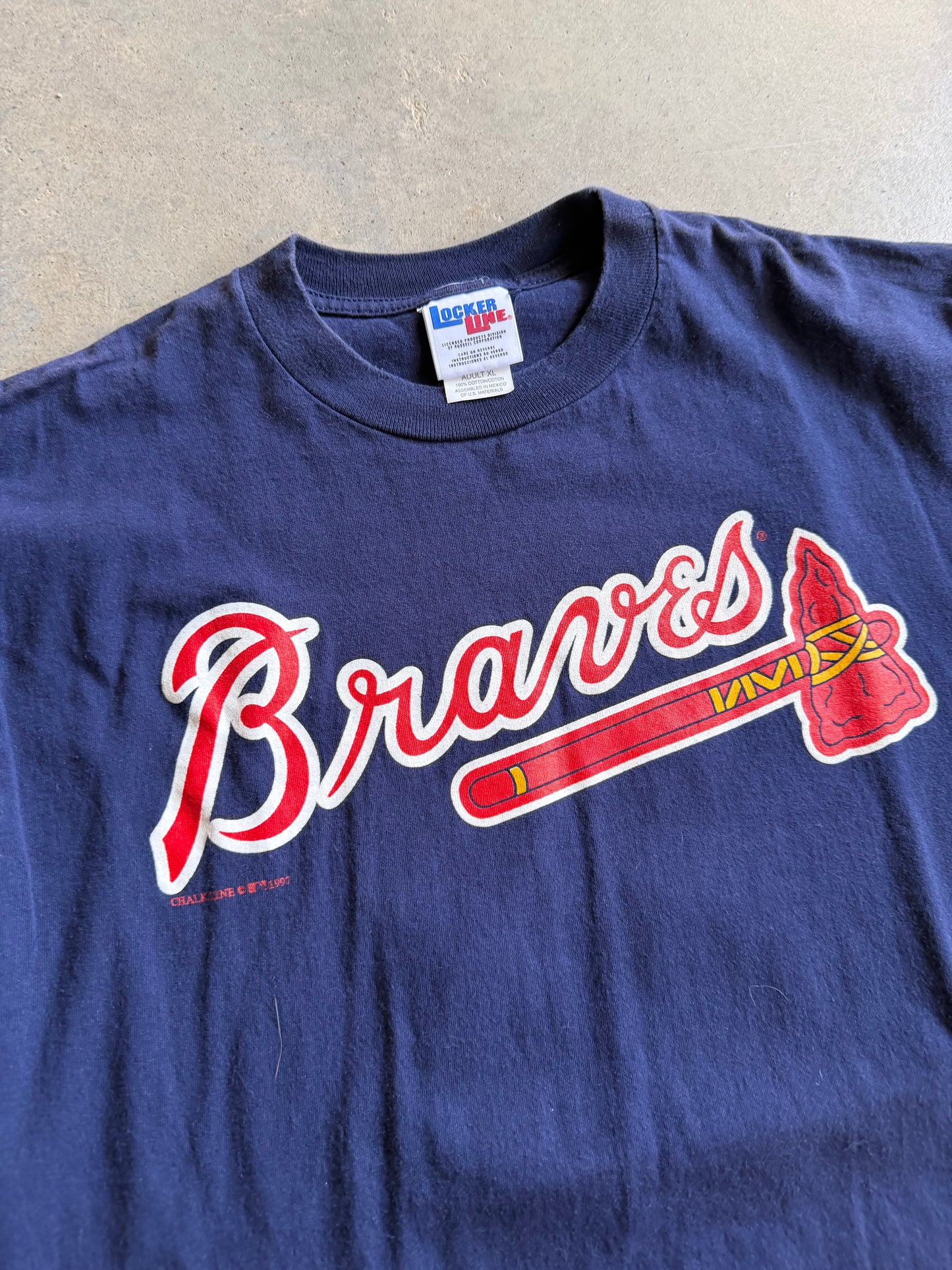 VTG Atlanta Braves Greg Maddux Tee Sz XL
