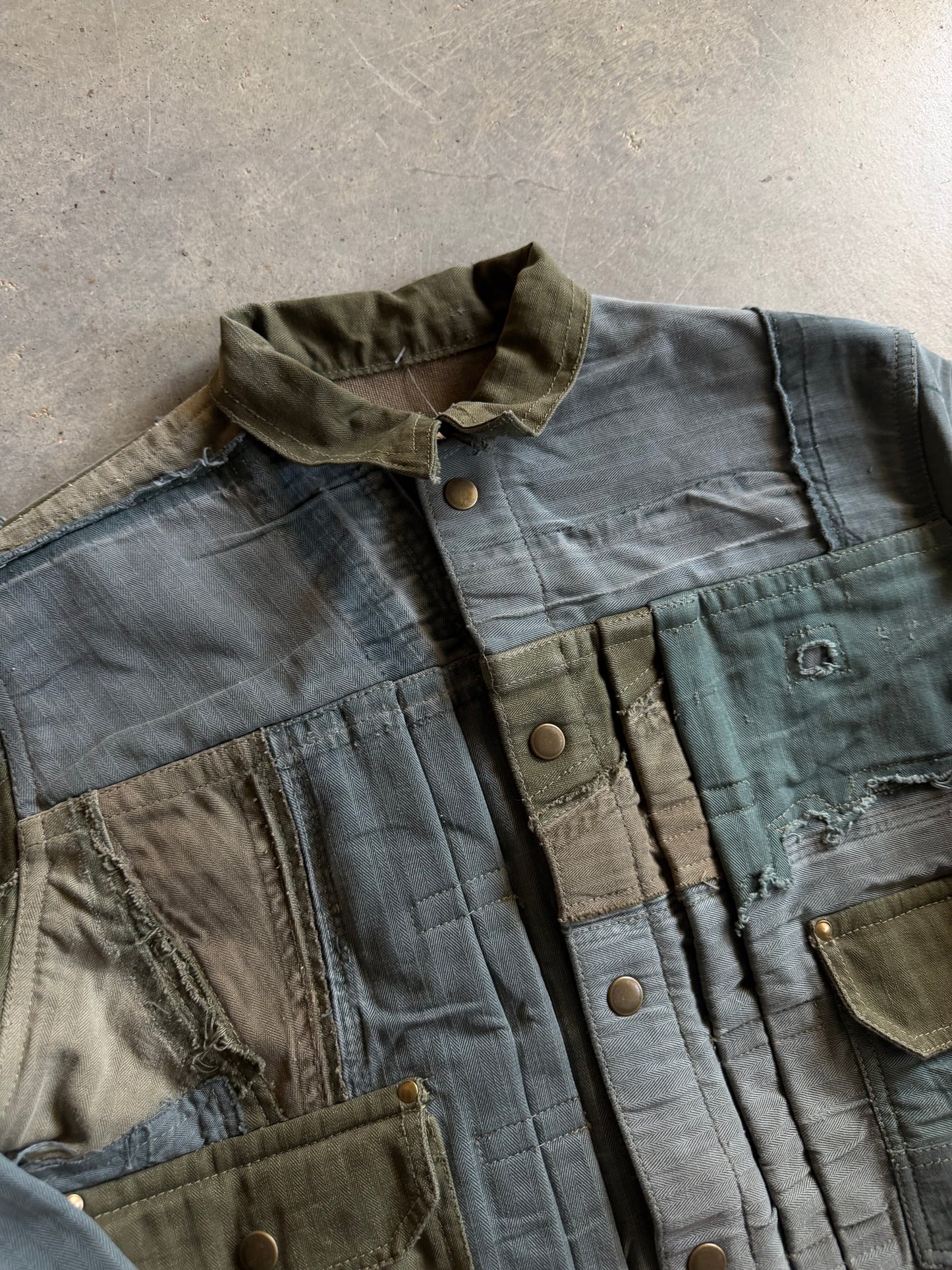 Reworked david turner Hot Crust Zombie Type 2 Jacket Sz M