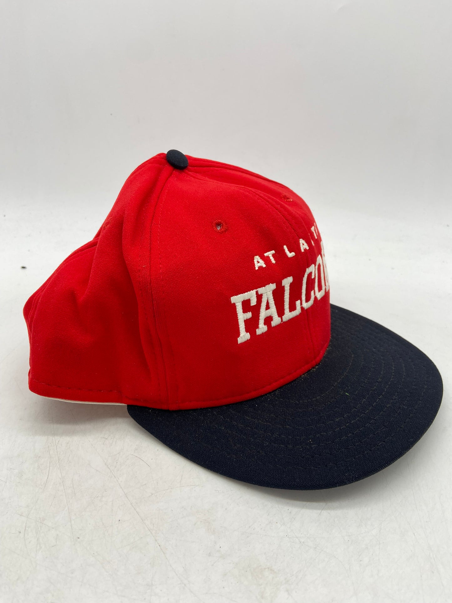 VTG Atlanta Falcons Spellout Red AJD Hat