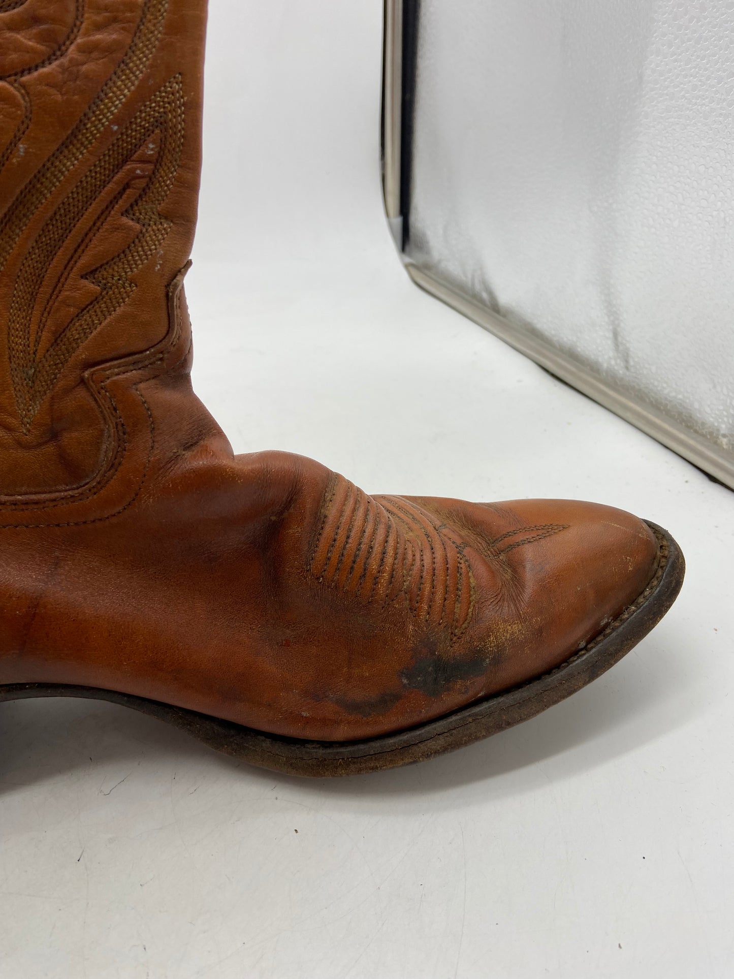 Preowned Patina Cowboy Boots Sz 9.5M