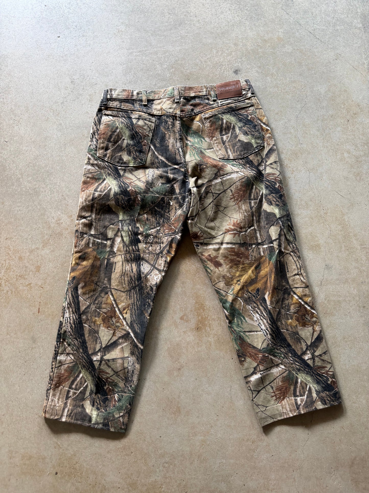 Wrangler Pro Gear Camo Pants Sz 38x32