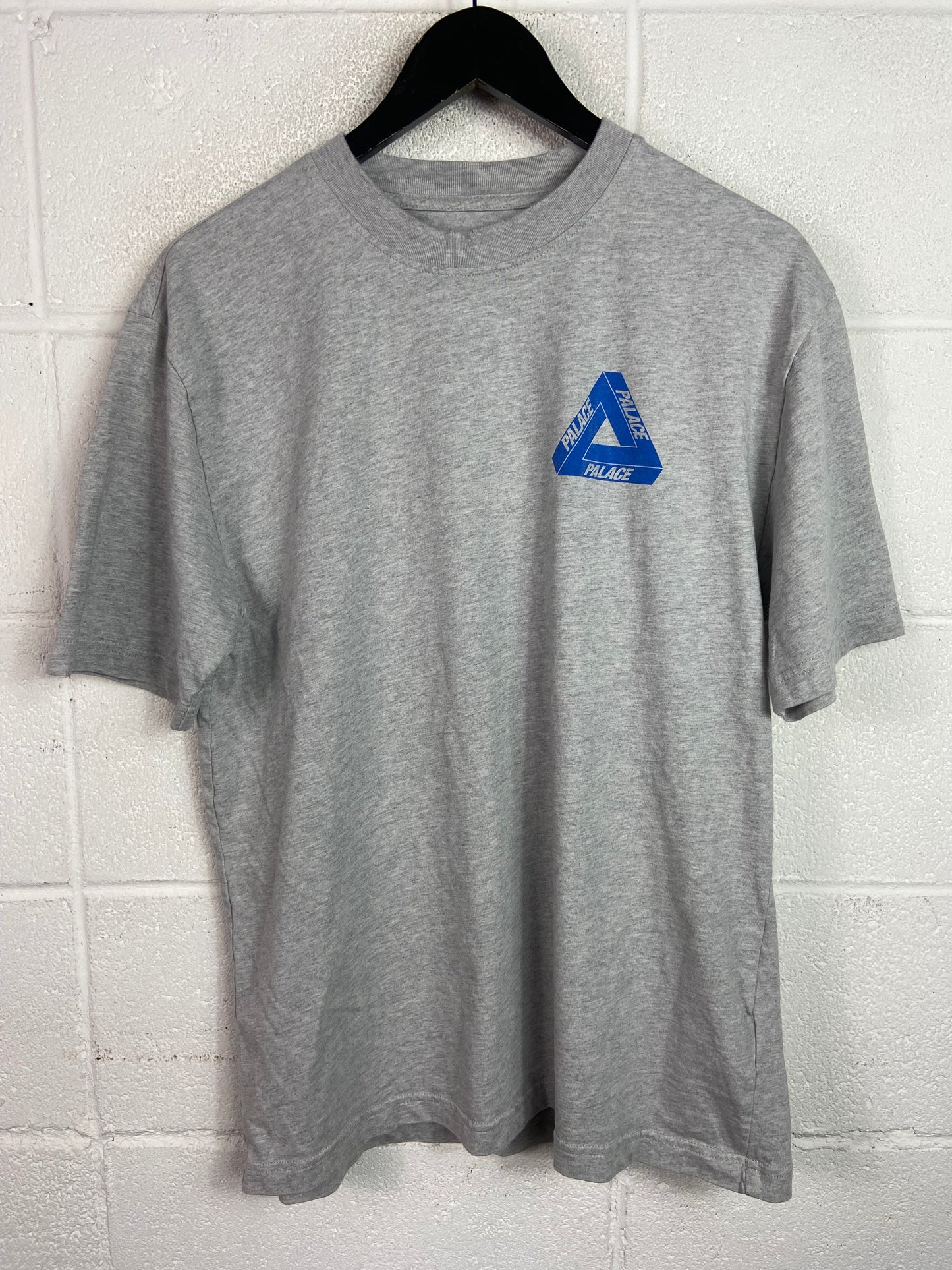 Palace Tri-Twister T-Shirt Grey Marl Sz Large