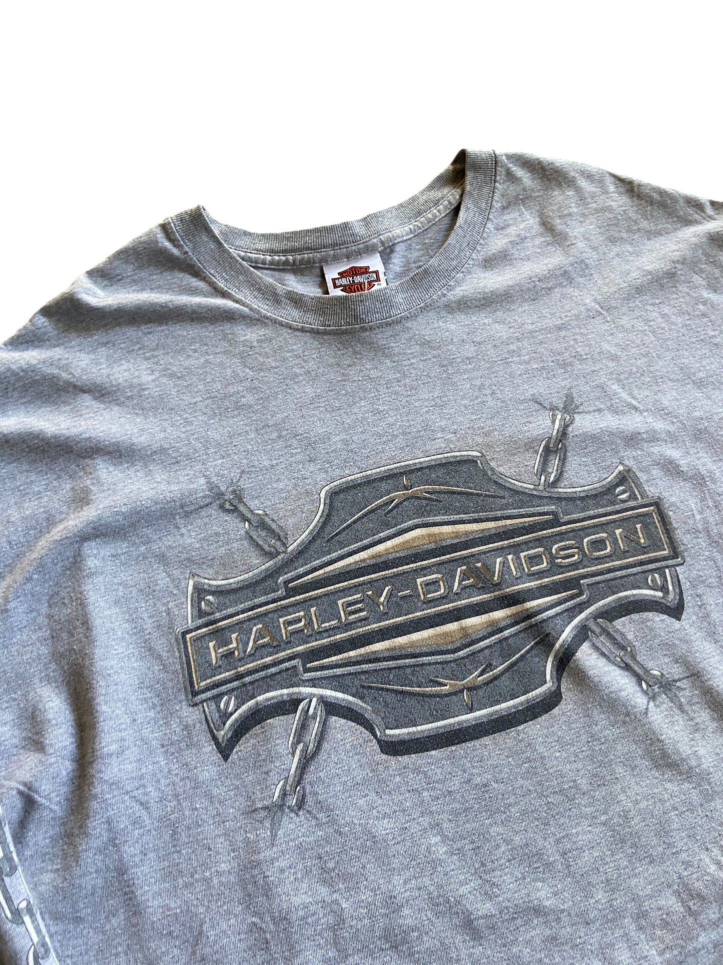 VTG Harley Davidson Joliet Illinois L/S Tee Sz 2XL