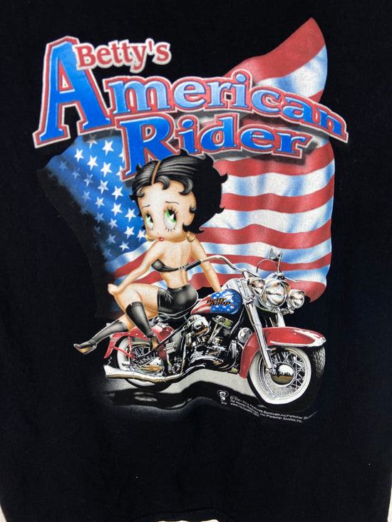 VTG Betty Boop “American Rider” Tee Sz M