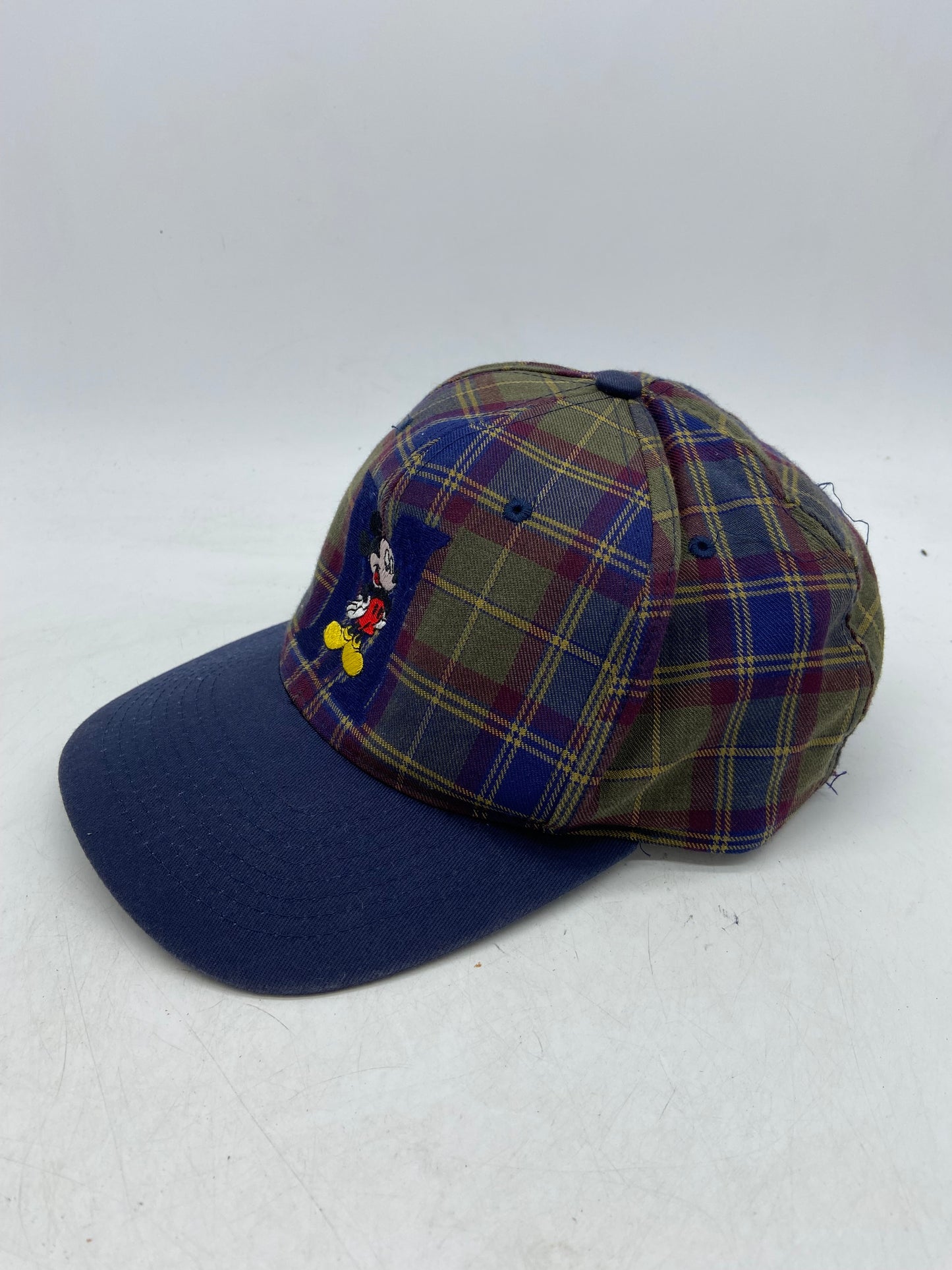 VTG Mickey Unlimited Navy/Plaid Hat