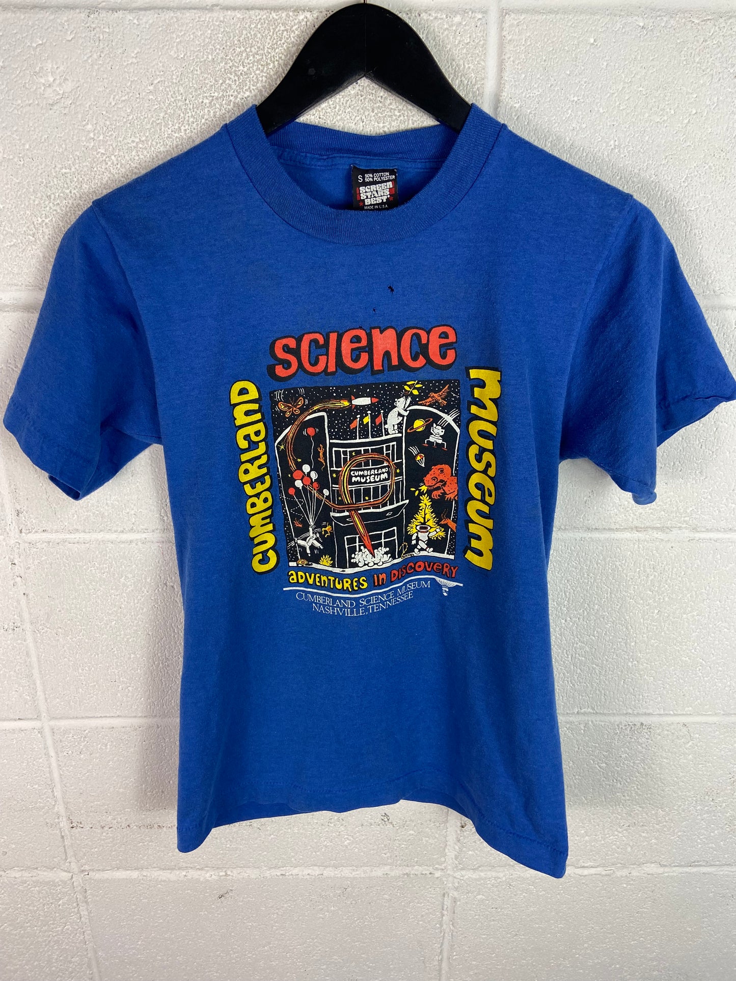 VTG Cumberland Adventure Science Musuem Nashville Tee Sz S