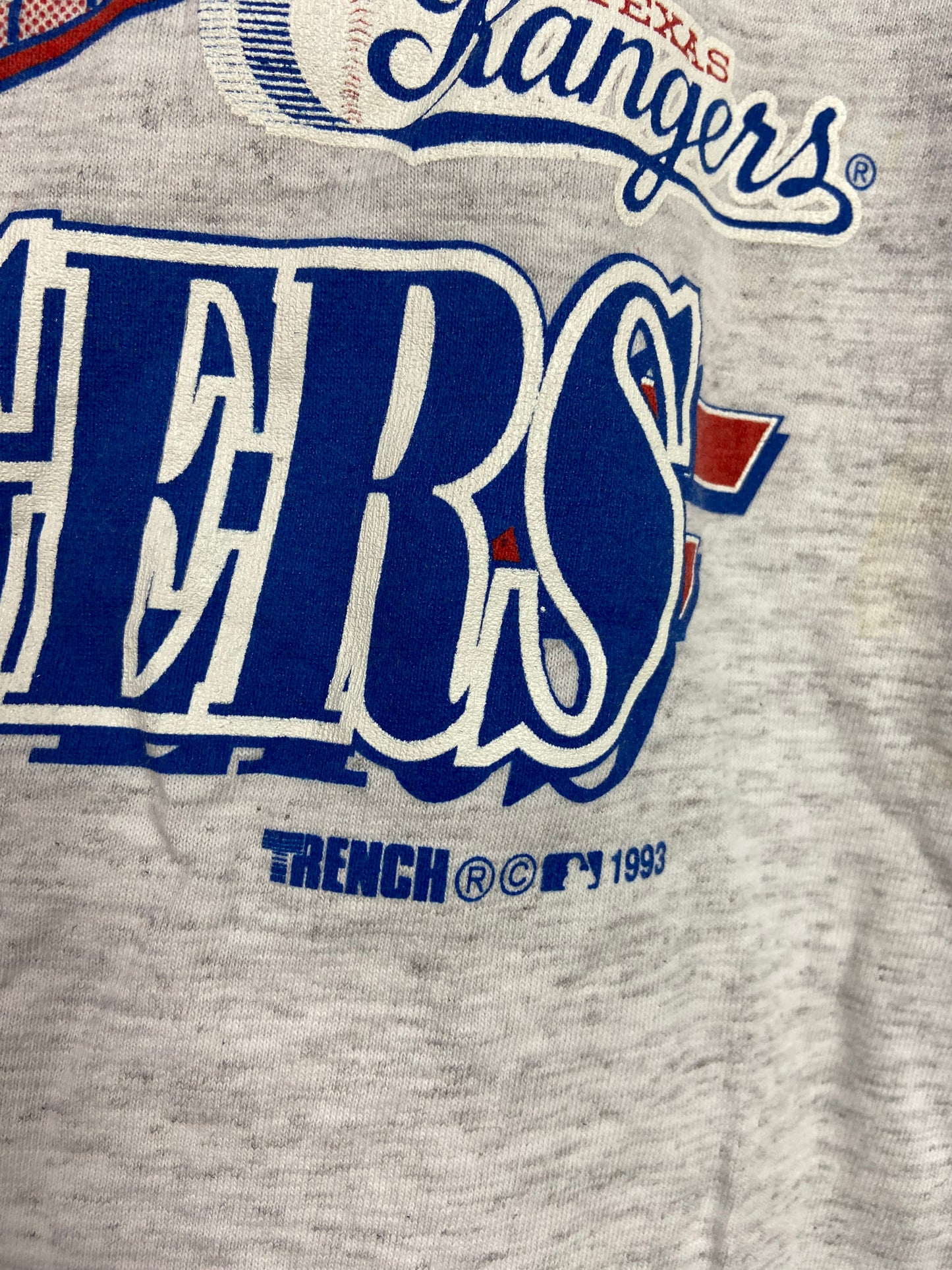 VTG Texas Rangers MLB Trench Ultra Tee Sz L