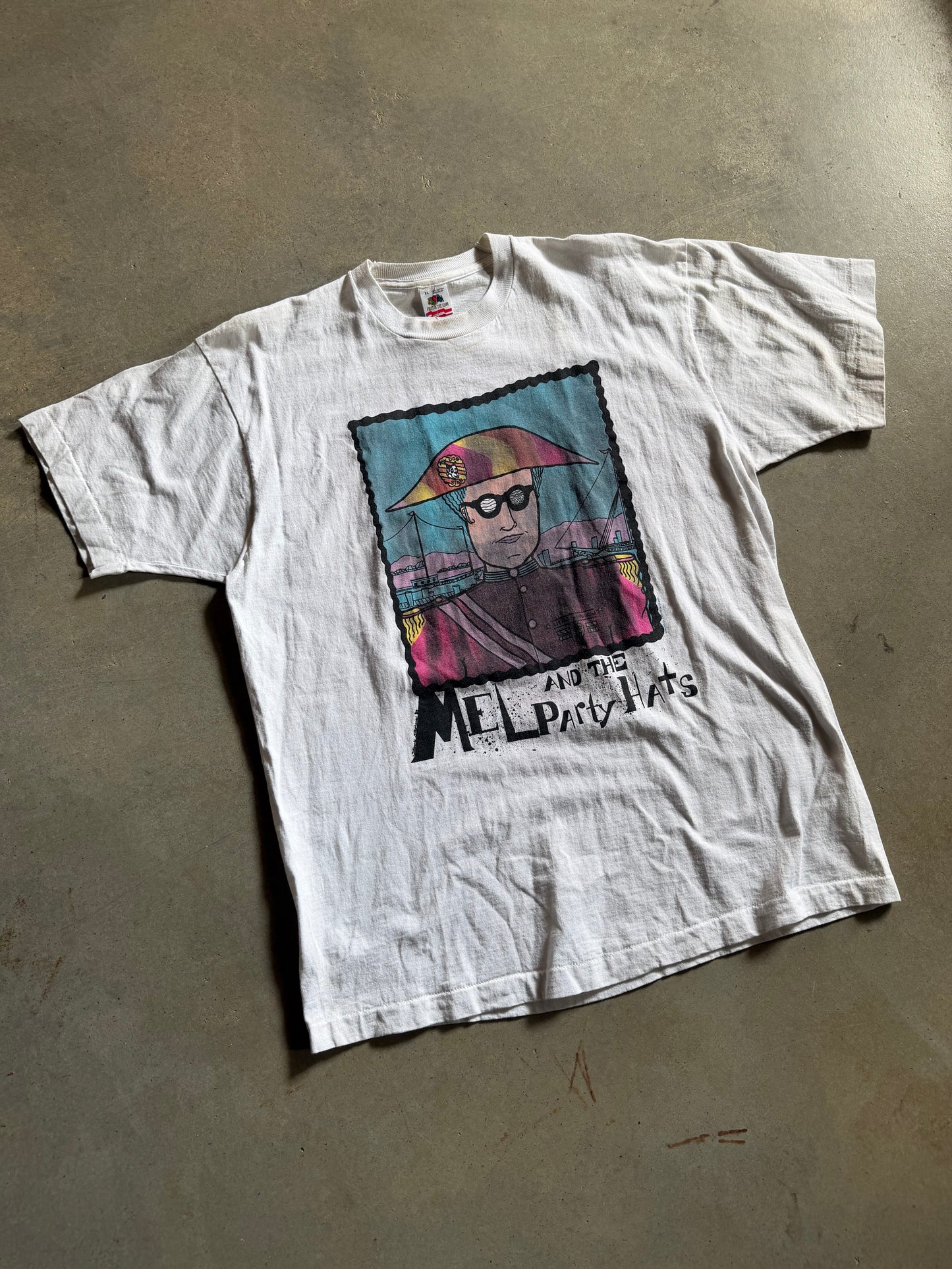 VTG Mel and The Party Hats Tee Sz XL