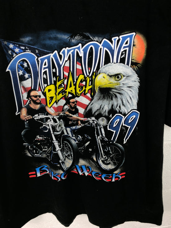 VTG Daytona Beach Bike Week 1999 Tee Sz XL