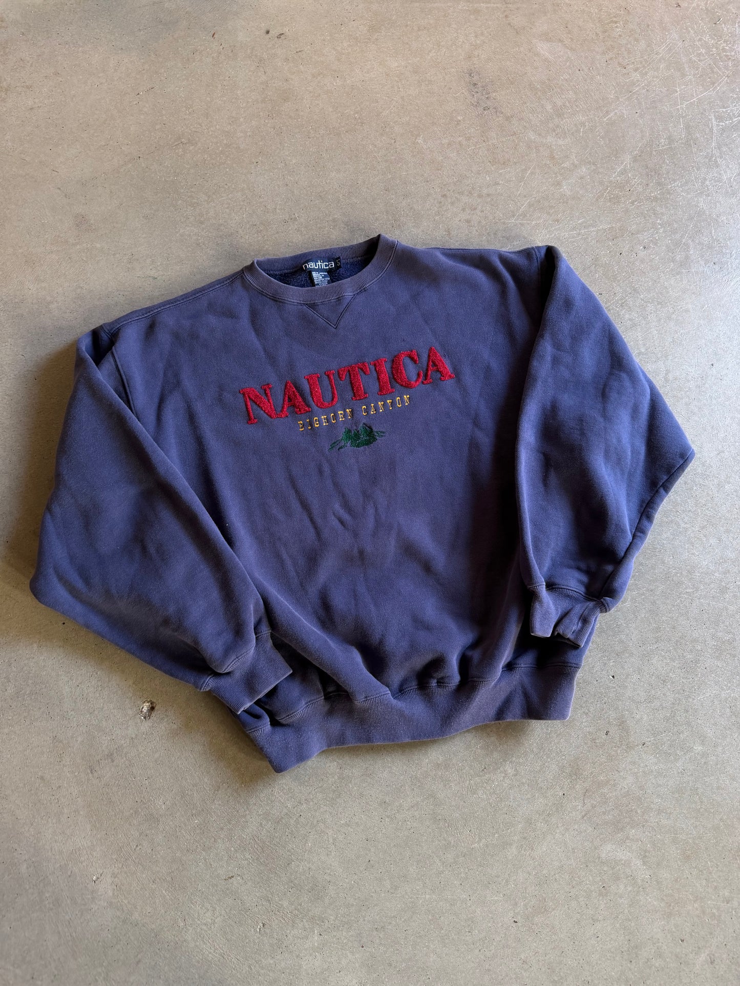 VTG Nautica Bighorn Canyon Sweatshirt Sz L/XL