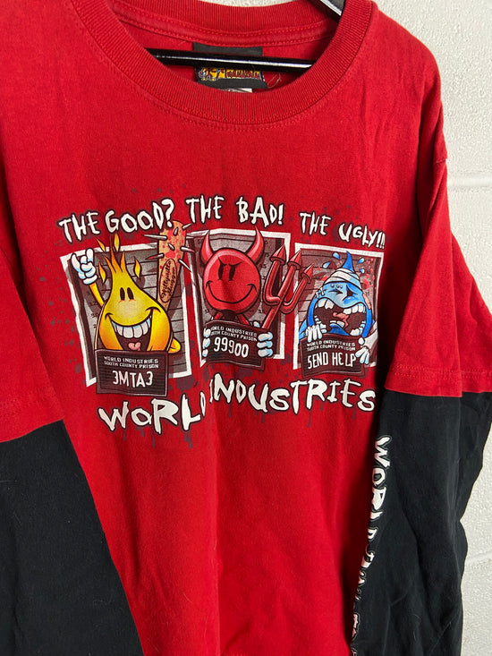 VTG World Industries Good Bad And Ugly Sz Youth Large