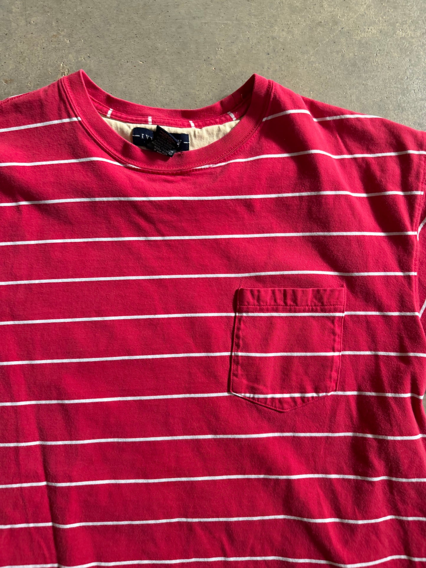 Ivy Crew Stripe Tee Sz L