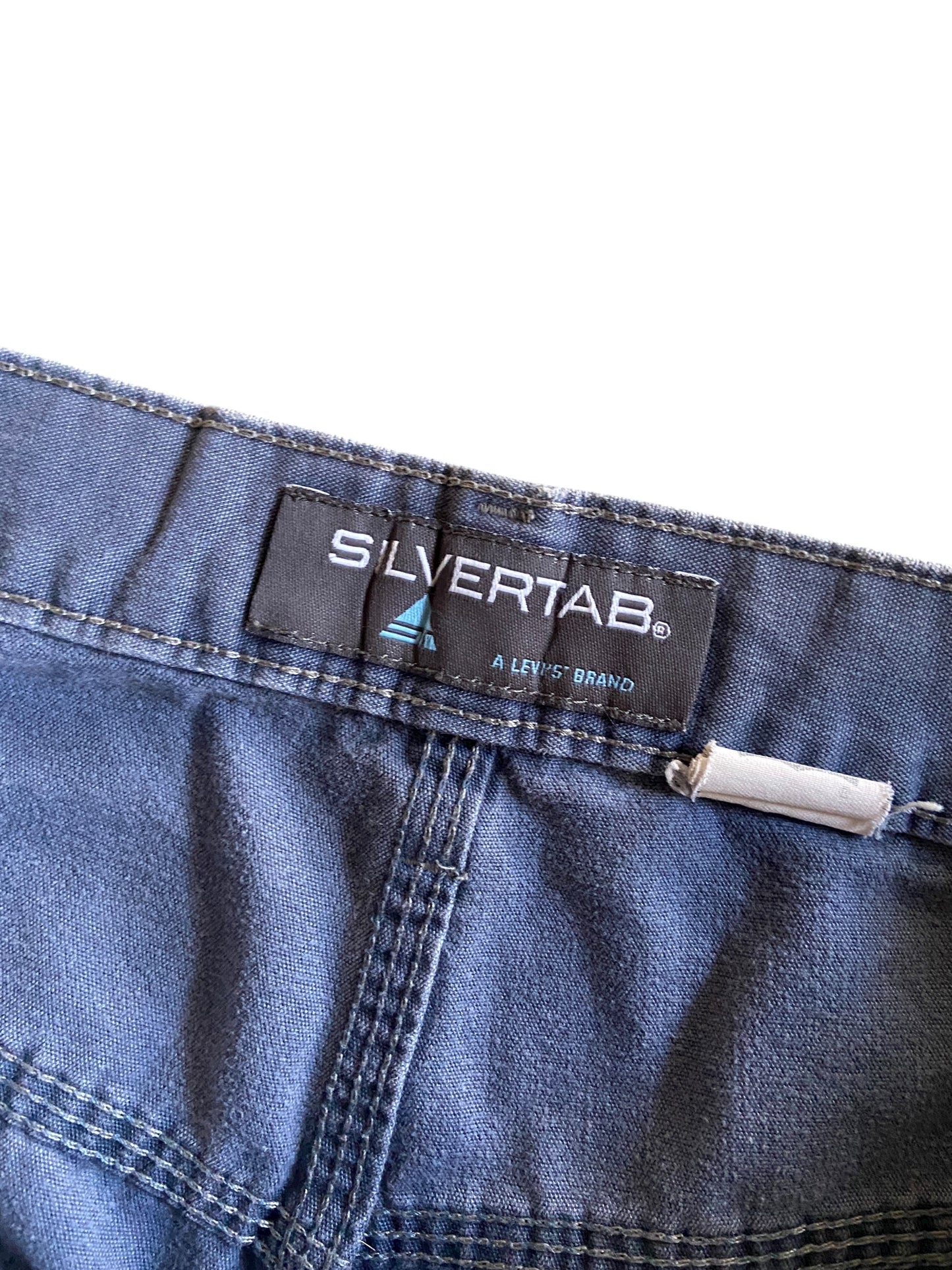Y2K Levis Silvertab Cool Blue Pants Sz 34x32