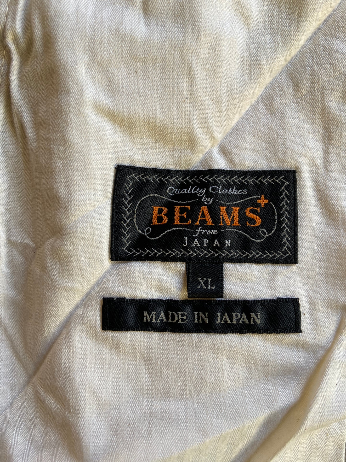 Beams Khaki Baggy Chino Pants Sz 36x25