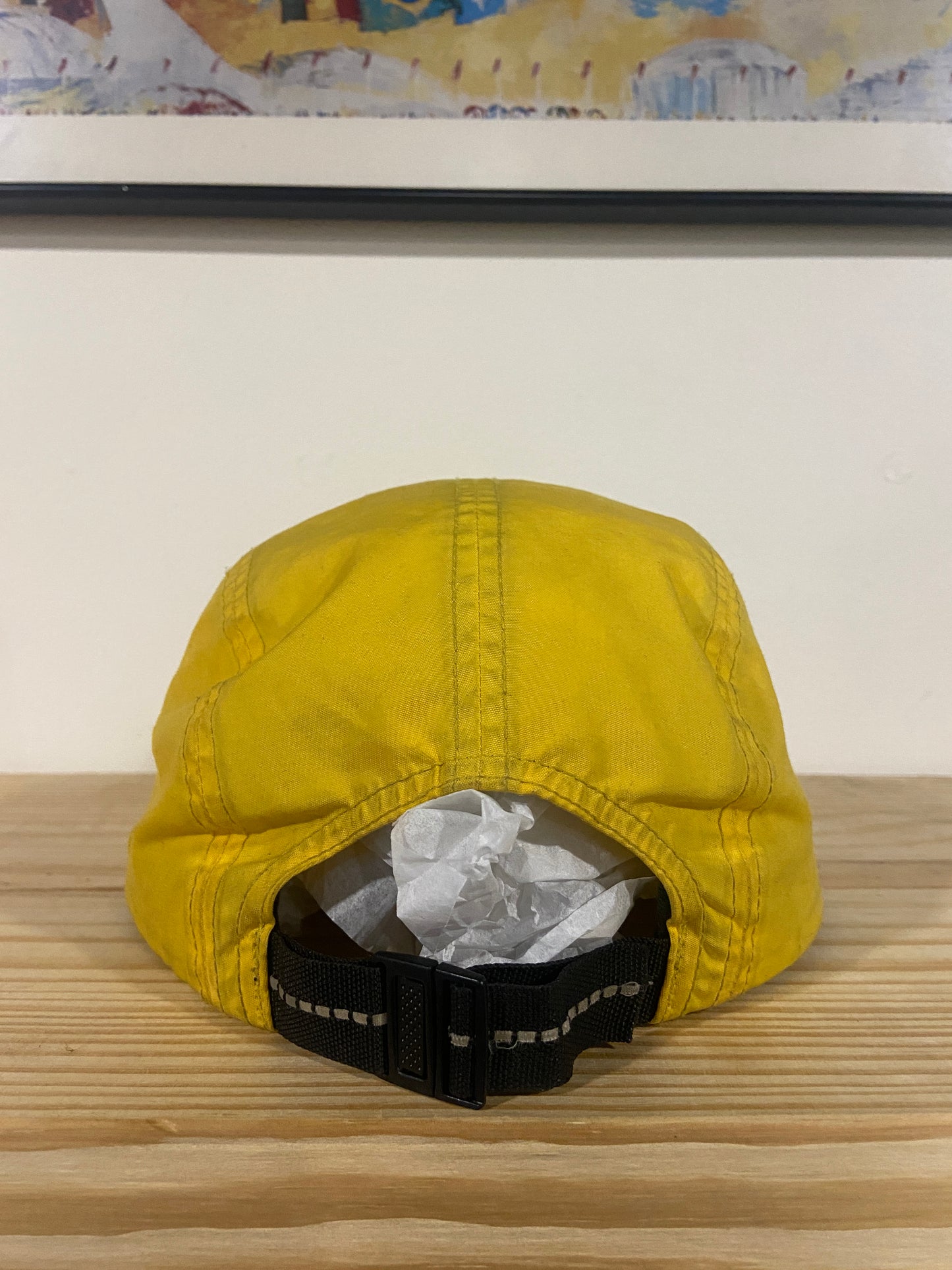 SS17 Supreme Rubber Logo Camp Cap