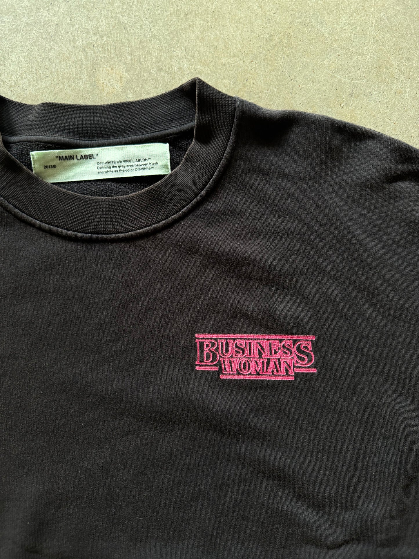 Off White Business Women Sweatshirt Sz L/XL