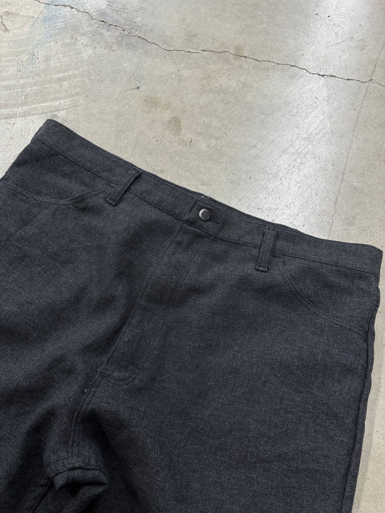 VTG Wrangler Black Polyester Jeans Sz 40x32