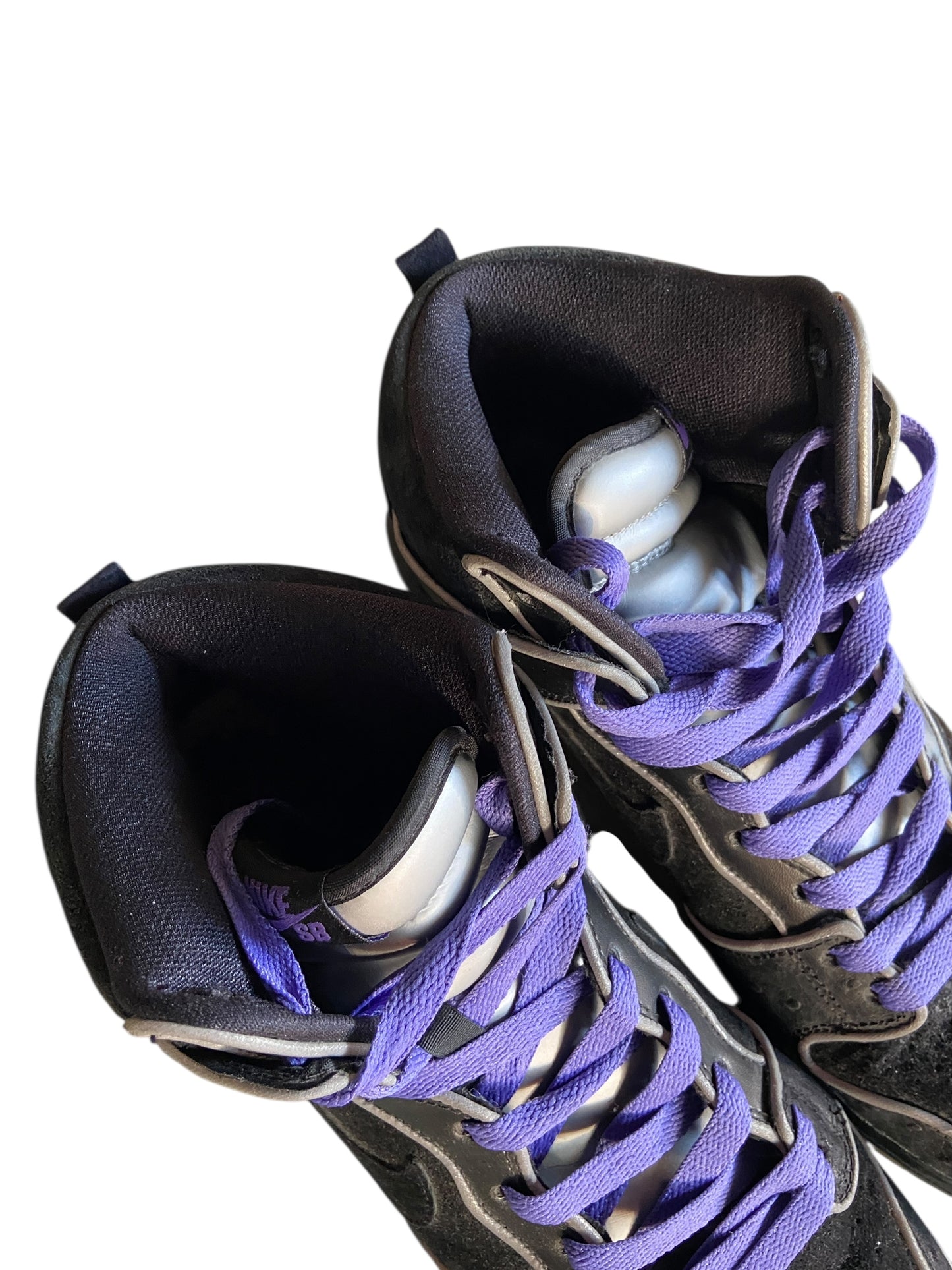 Preowned Nike SB Dunk High Purple Box Sz 12M/13.5W