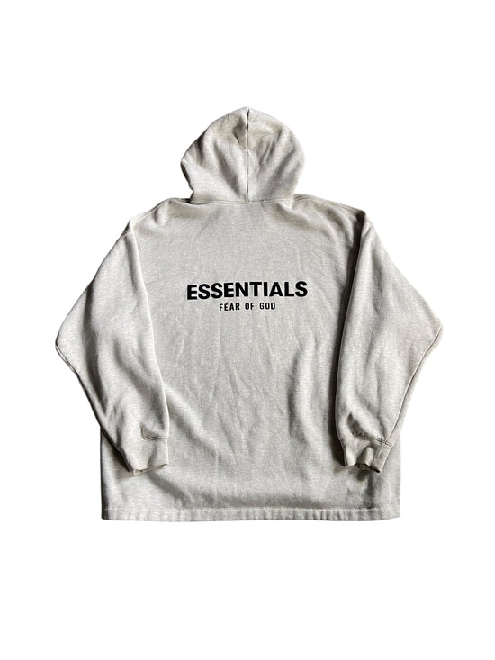 Fear Of God Heather Gray Hooded Sweatshirt Sz XL