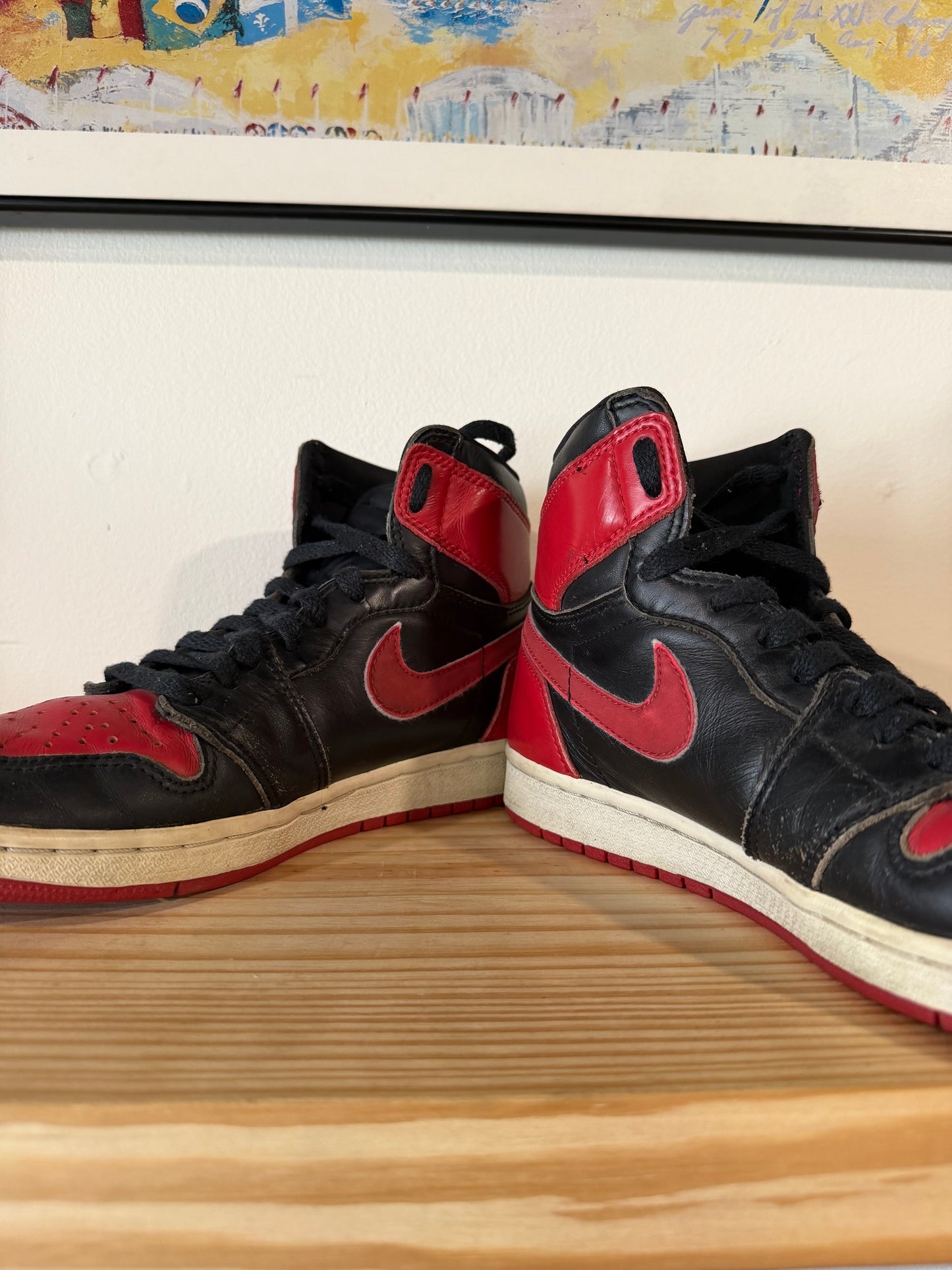 Preowned 1994 Air Jordan 1 "Bred" Sz 8M/9.5W