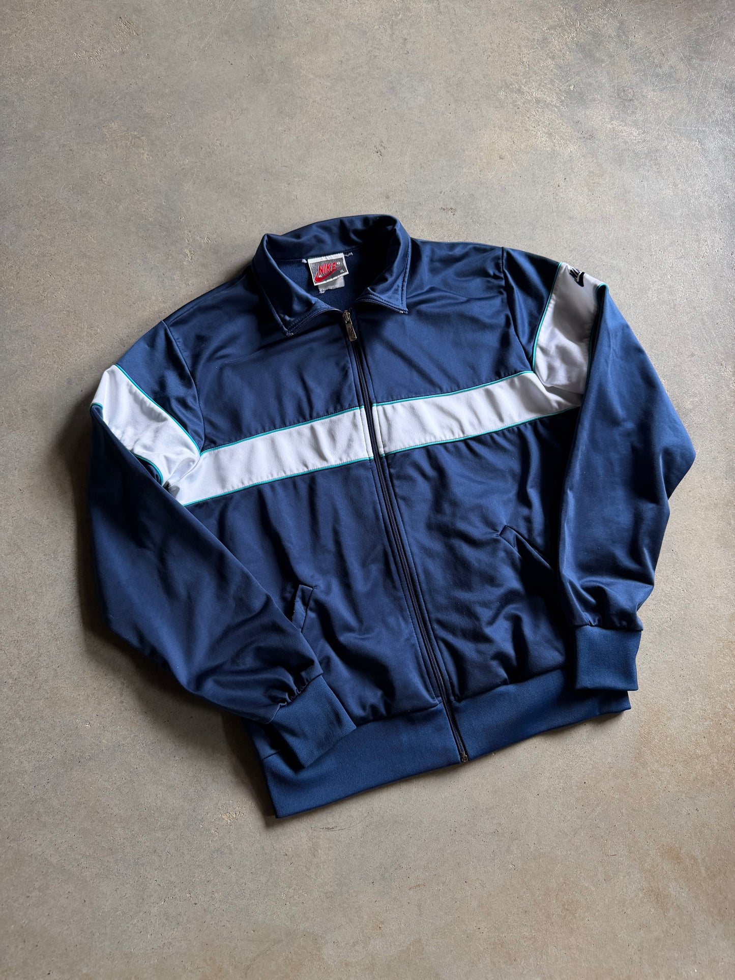 VTG Nike Sweatsuit Blue/White Jacket Sz XL