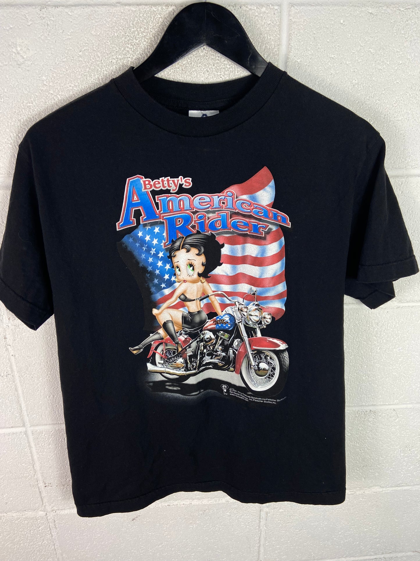 VTG Betty Boop “American Rider” Tee Sz M