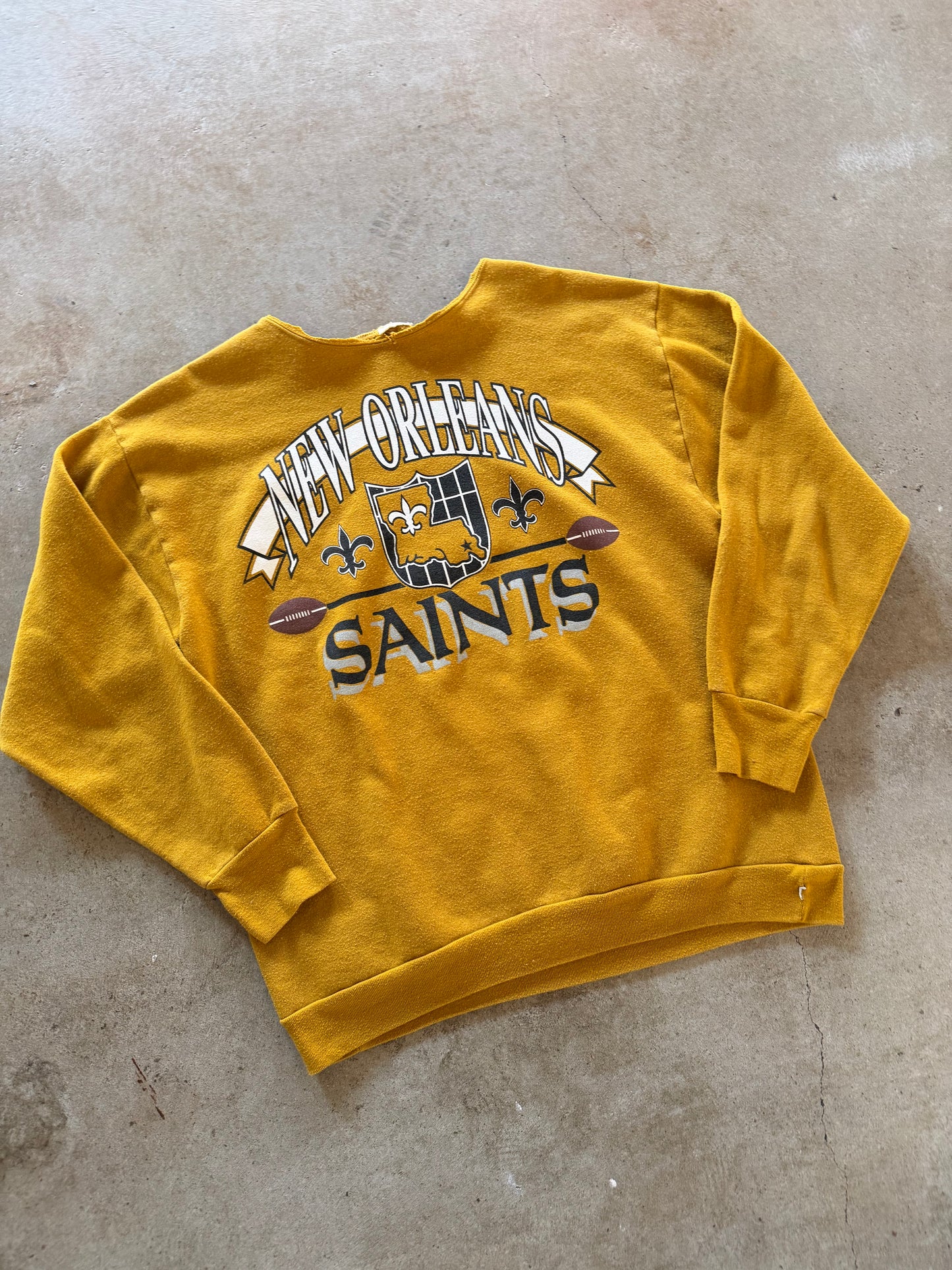 VTG New Orleans Saints Sweatshirt Sz M/L