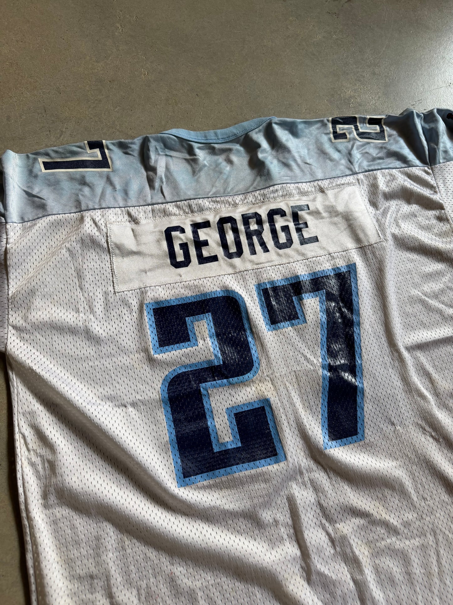 VTG Tennessee Titans Eddie George Champion Jersey Sz 48