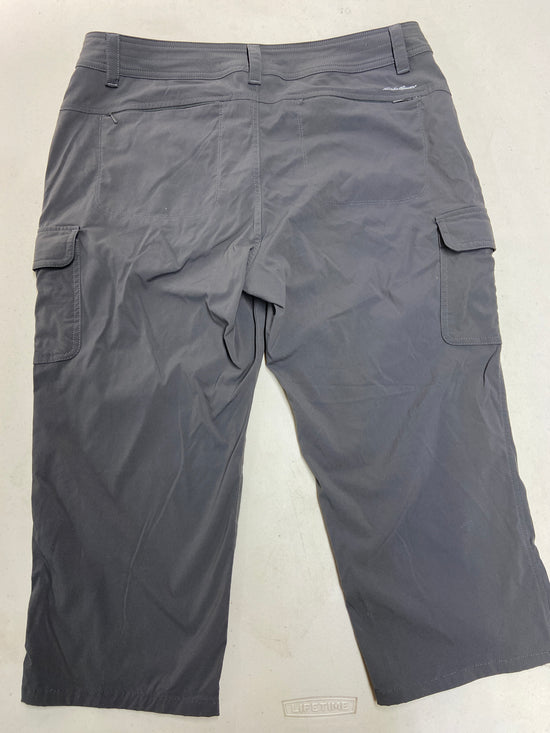 VTG Wmns Eddie Bauer Outdoor Hiking Cargo Capris Sz 14