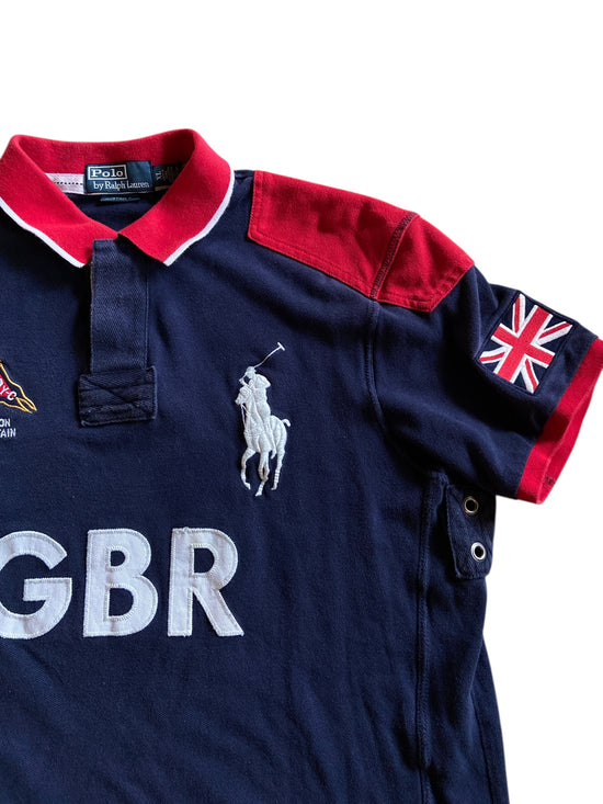 Y2K Polo Ralph Lauren Great Britain Cup Polo Sz XL