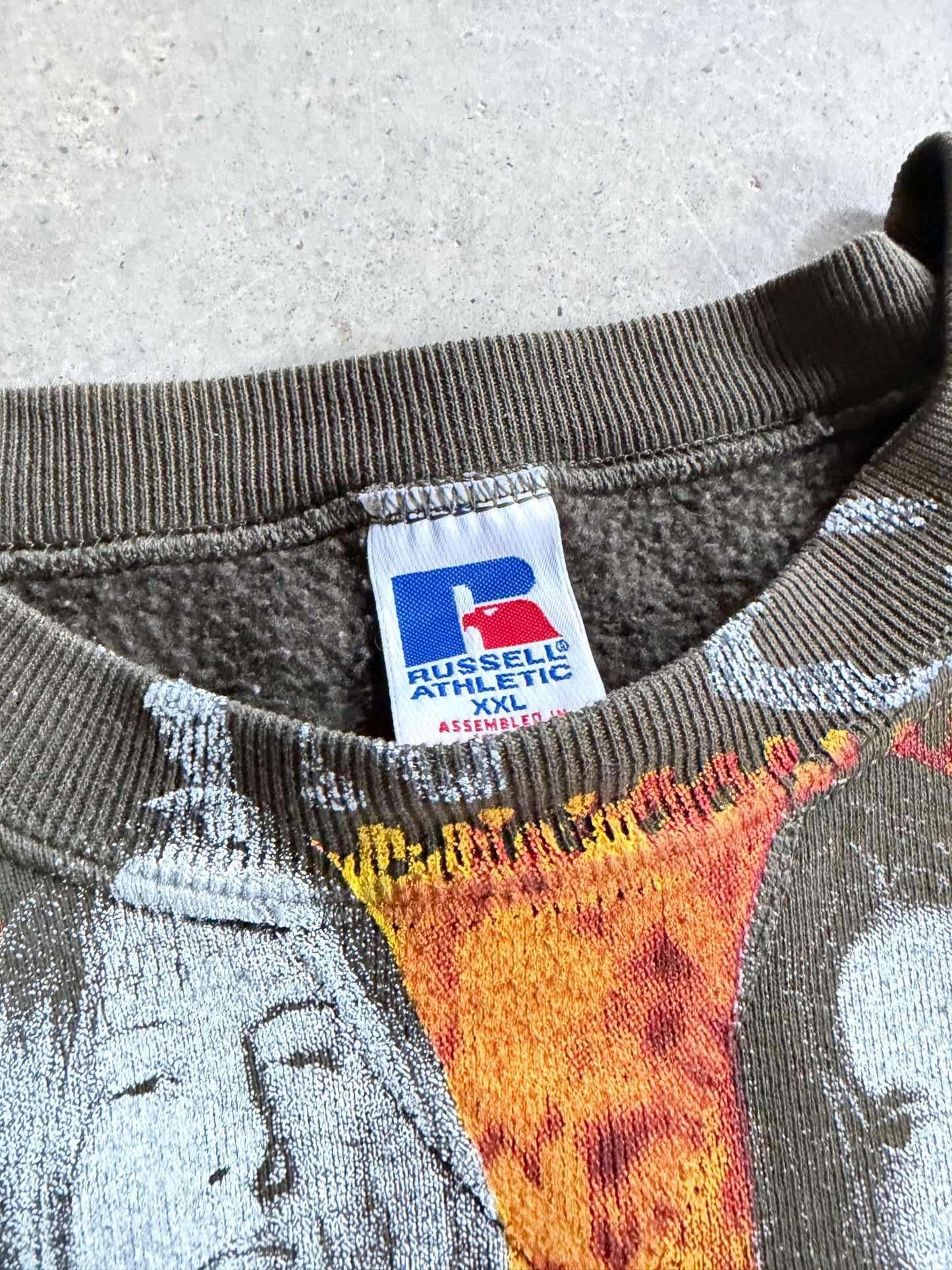 Backstock Co Alice In Chains'Dirt' Era 93' Tour L/S Vintage Faded Sweatshirt  Sz XXL