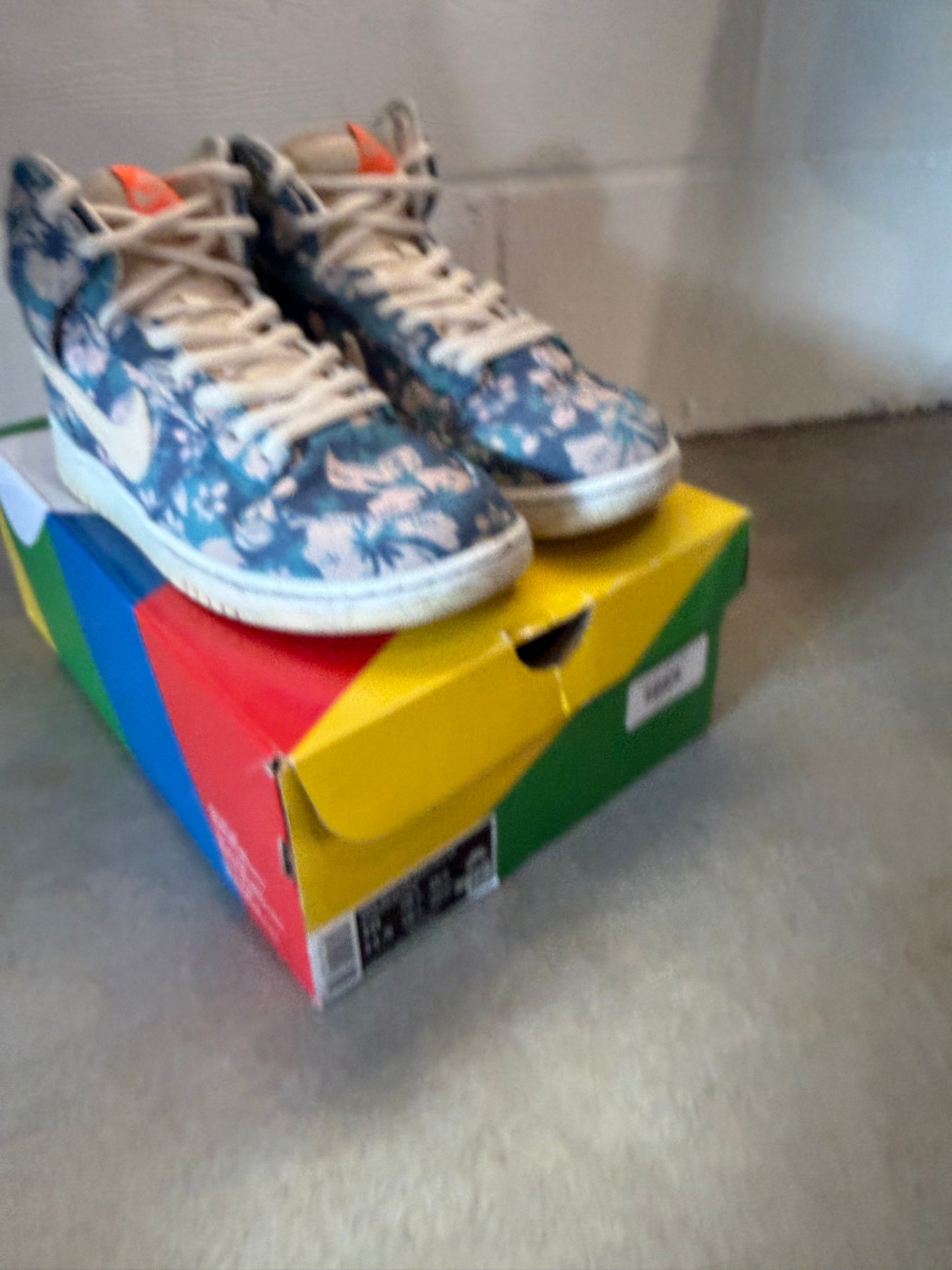 Preowned Nike SB Dunk High Hawaii Sz 10M/11.5W