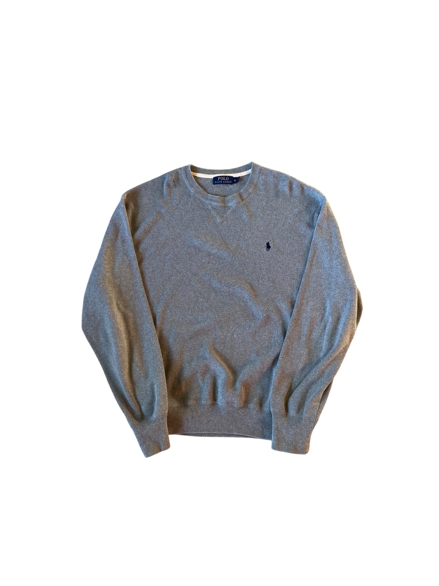 Polo Ralph Lauren Grey Sweater Sz XL