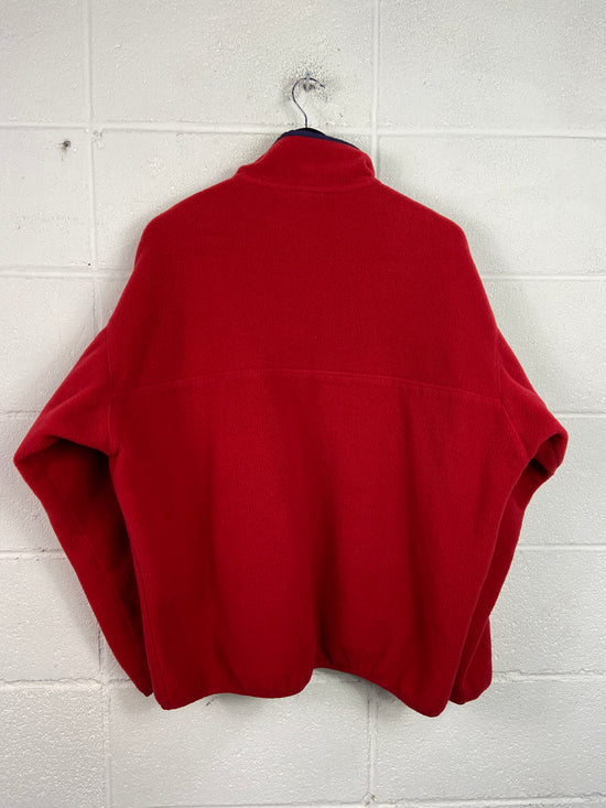 VTG Patagonia Red Fleece Jacket Sz XL