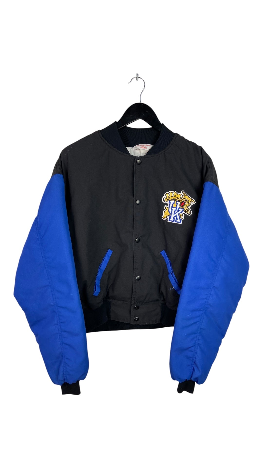 VTG Kentucky Wildcats Black/Blue Varsity Jacket Sz M