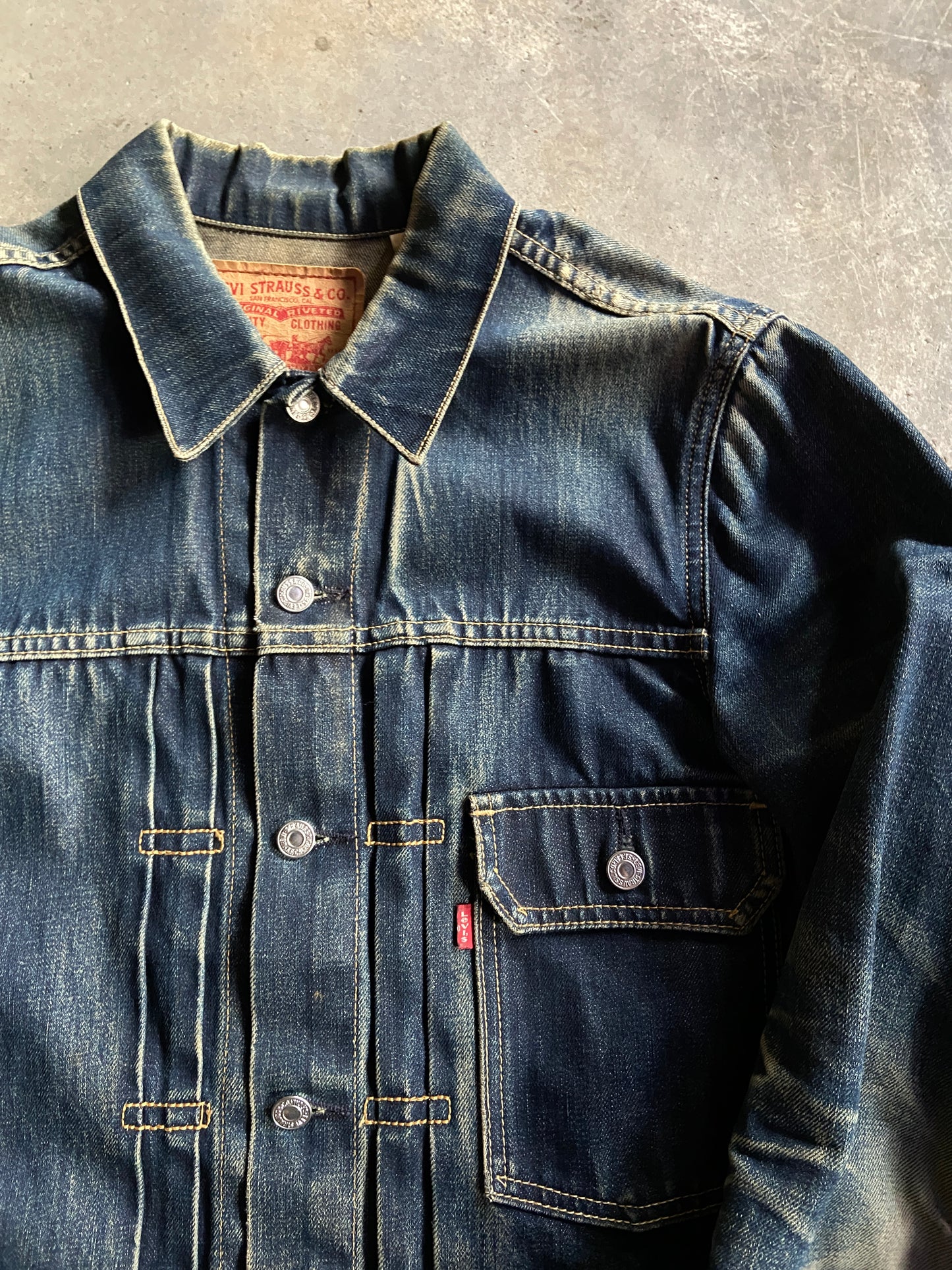 Y2K Levis Type 1 Denim Jacket Sz M
