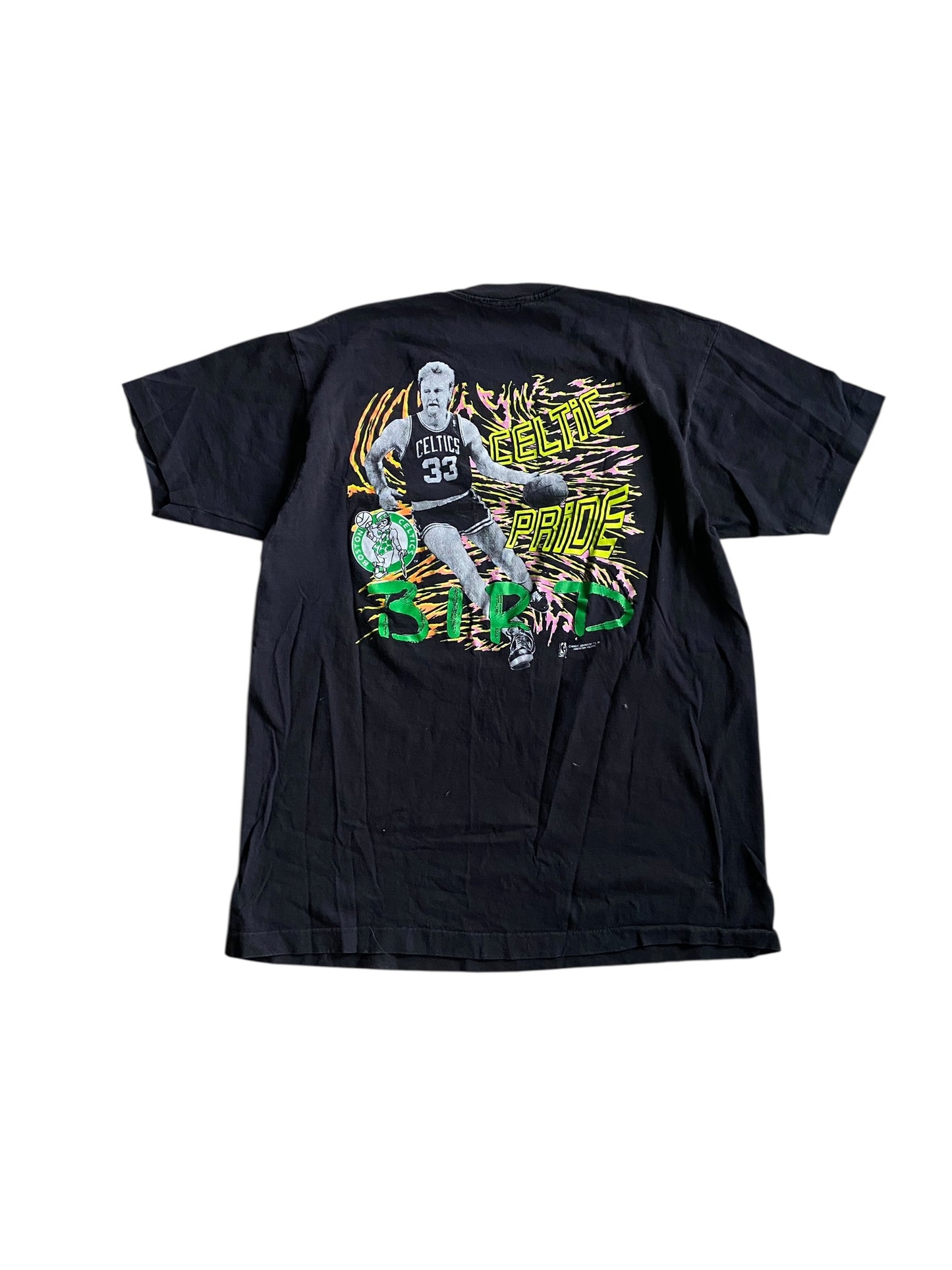 VTG Magic Johnson Larry Bird Tee Sz L