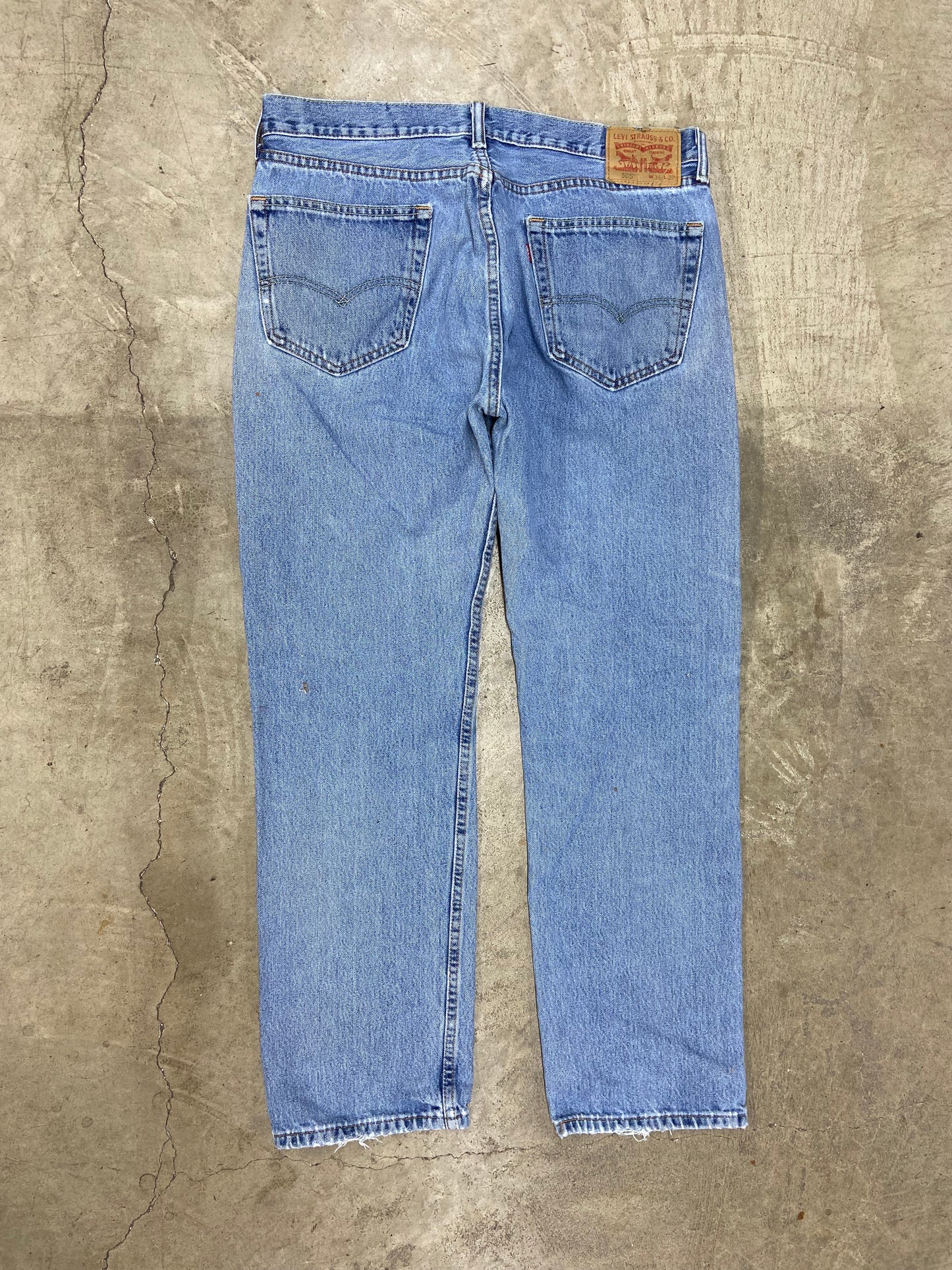 VTG Levi's 505 Straight Blue Denim Jeans Sz 36x30