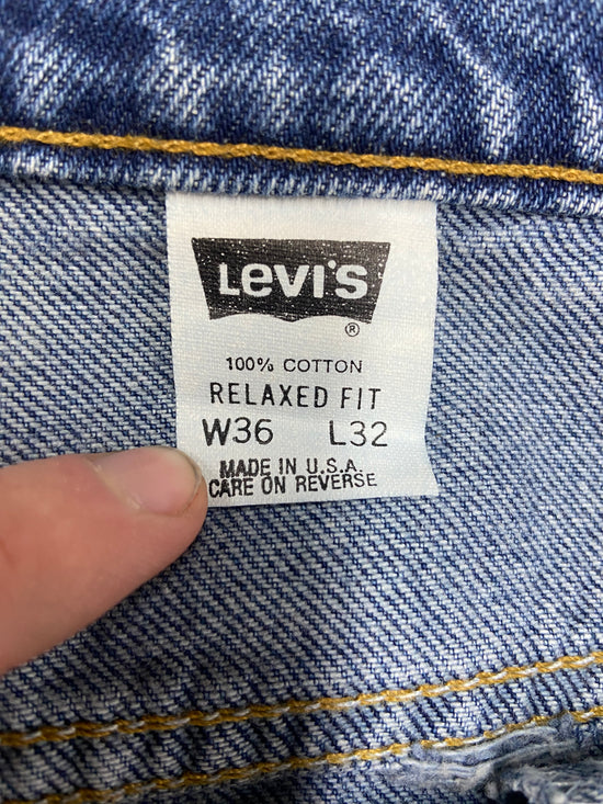 VTG Levi's 540 Tapered Blue Denim Jeans Sz 36x30